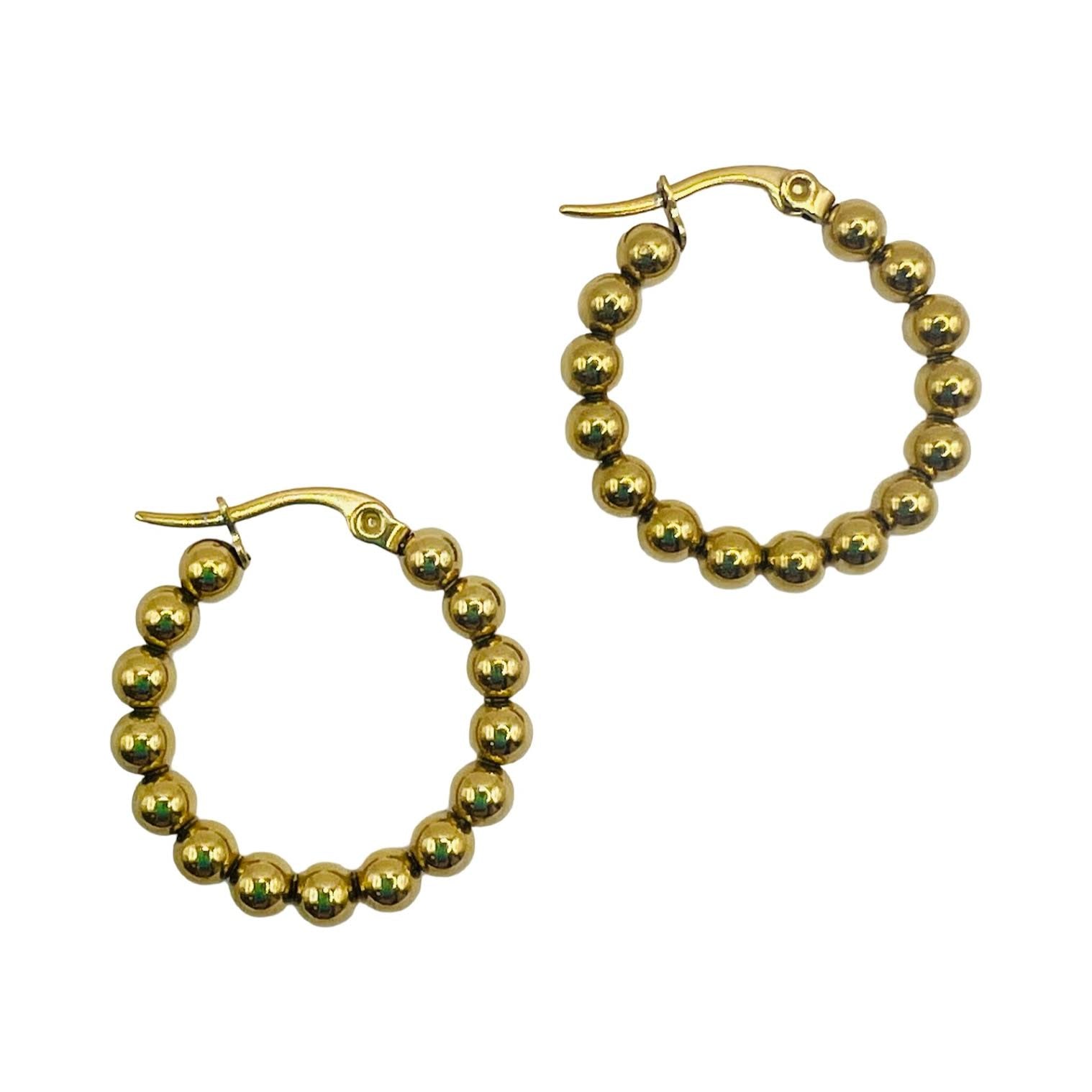 Bubble Hoops - Gold