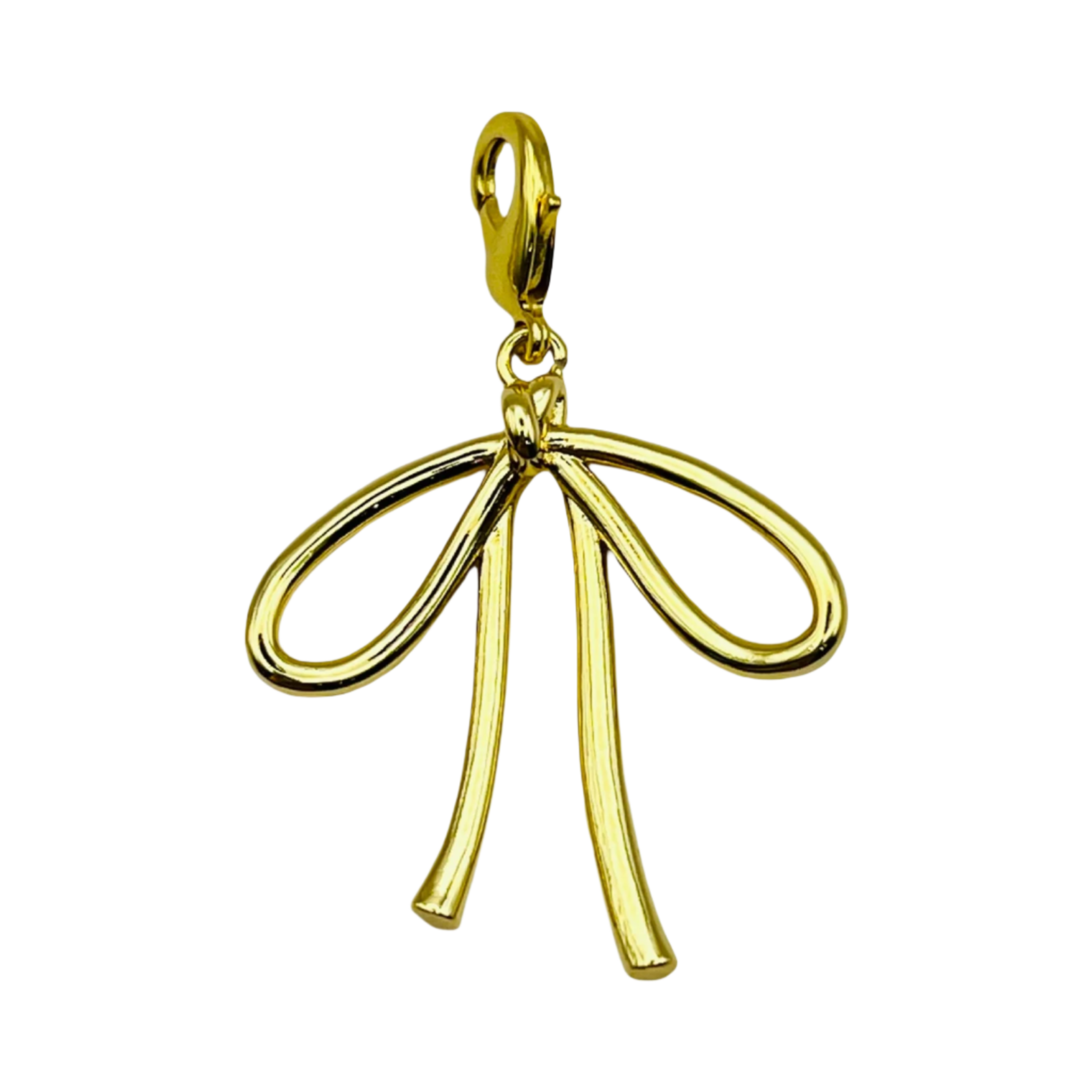 Charm Gold Bow