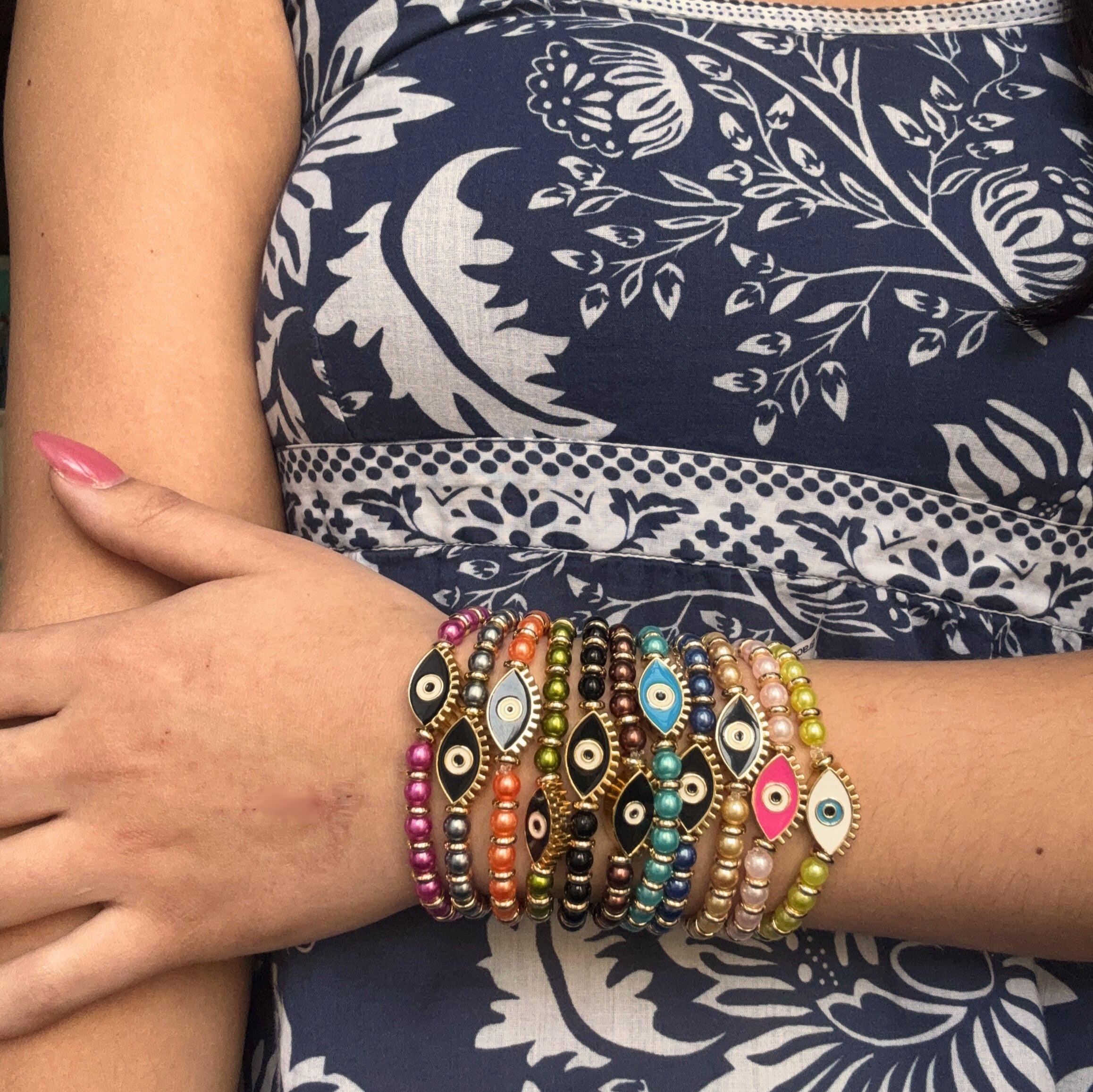 Eye Bracelets - stacked