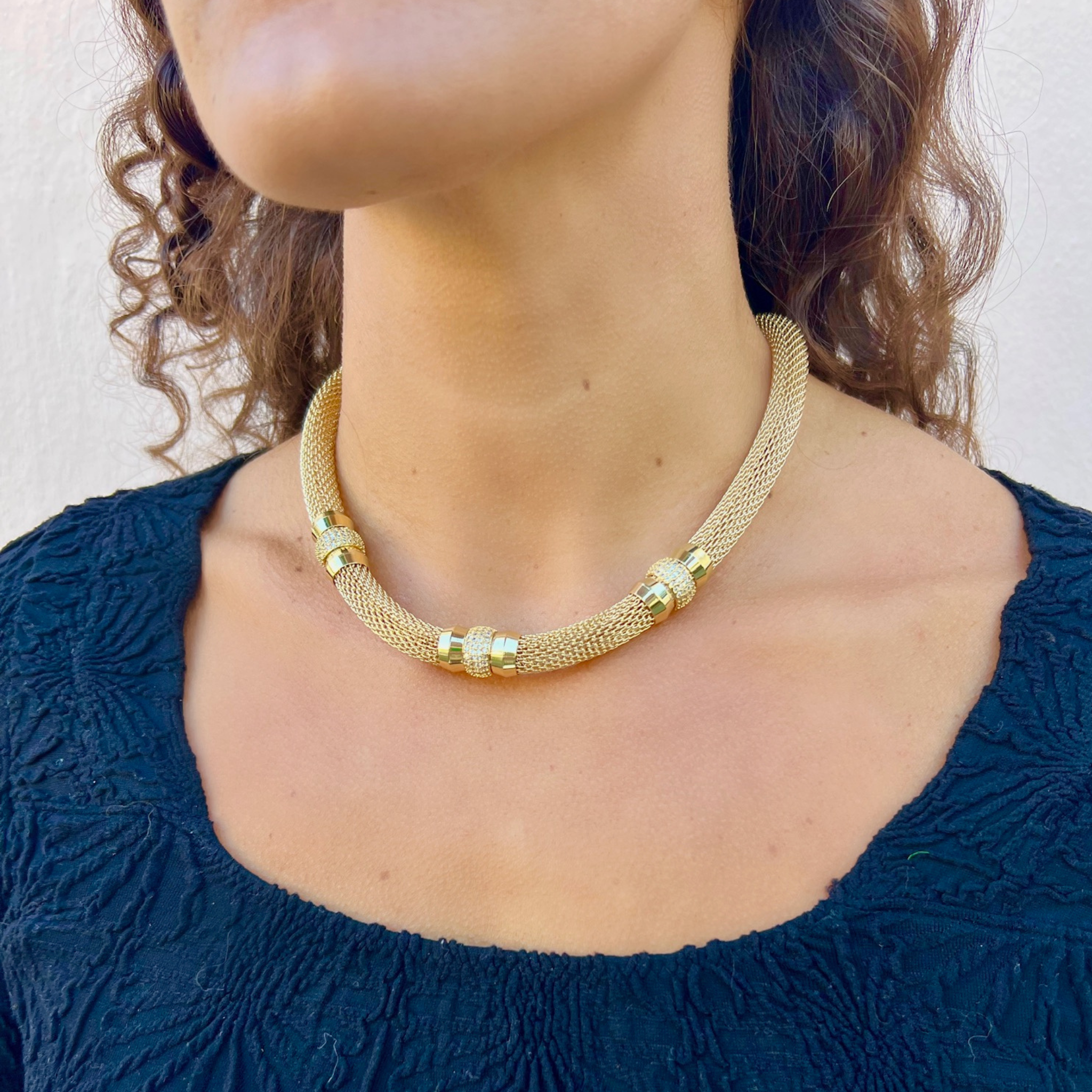 FancyMeshNecklace-signaturemagneticclasp