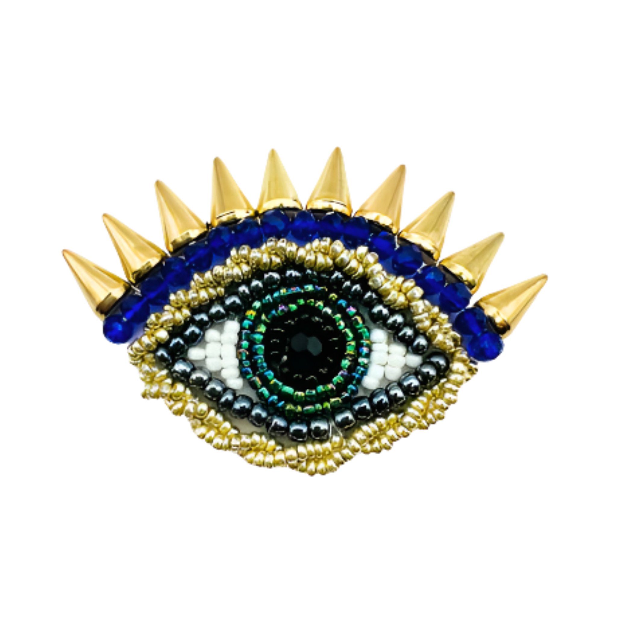 Gold Eye Brooch