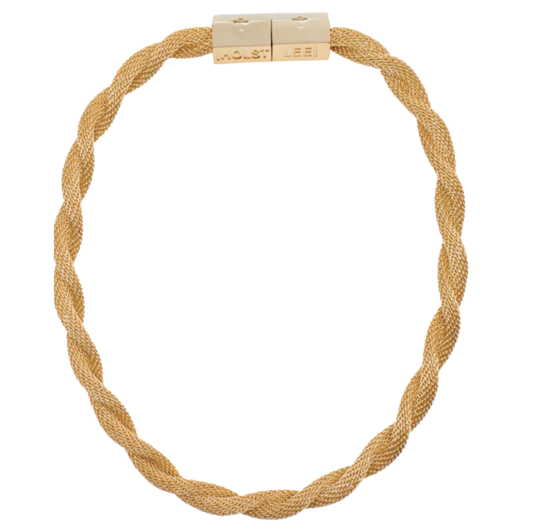 Twisted Mesh Necklace Gold – HOLST LEE