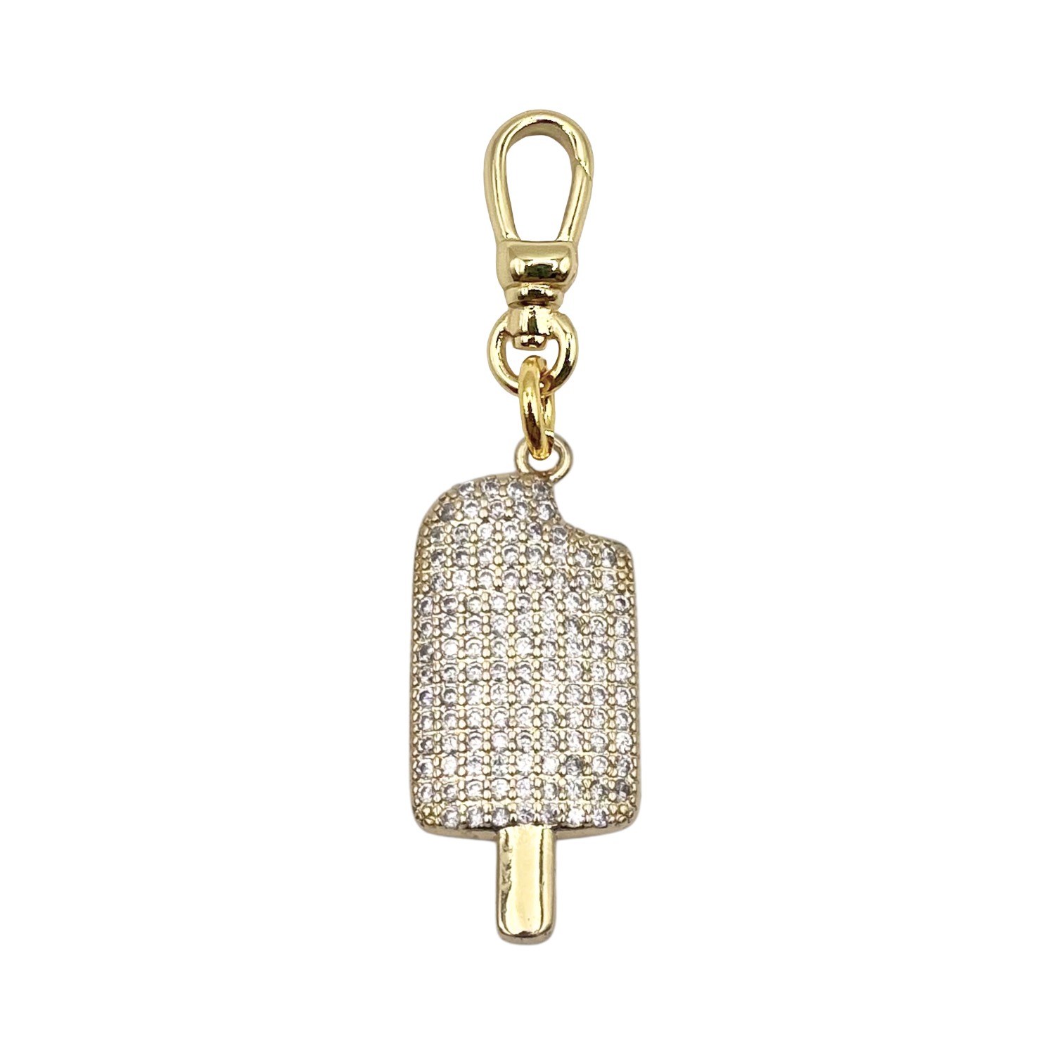 Gold ice cream bar, encrusted with rhinestones by HOLST+LEE
