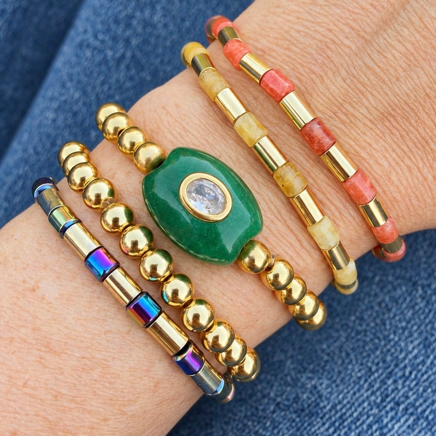 Gem Beaded Bracelet