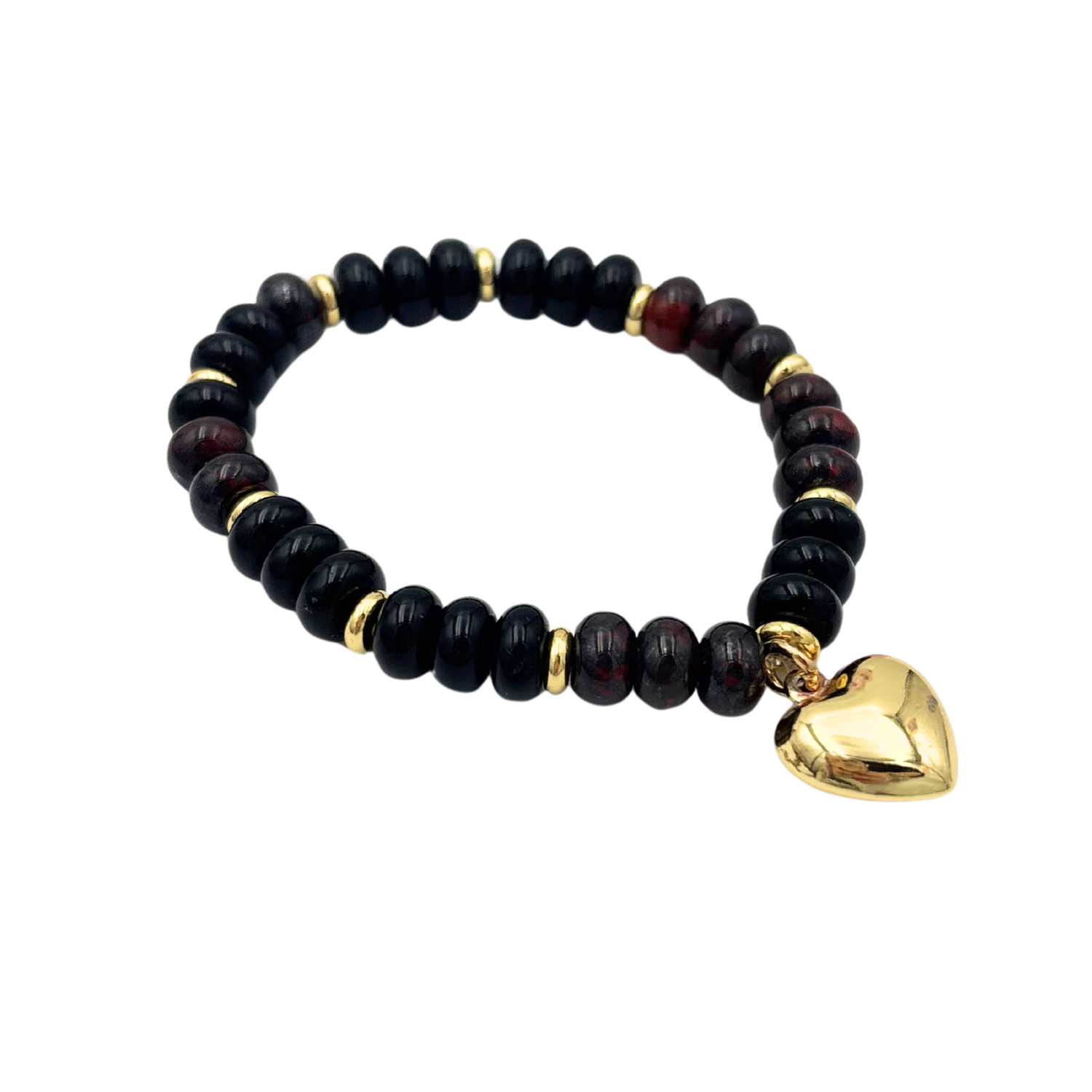 Gem Bracelets with Heart