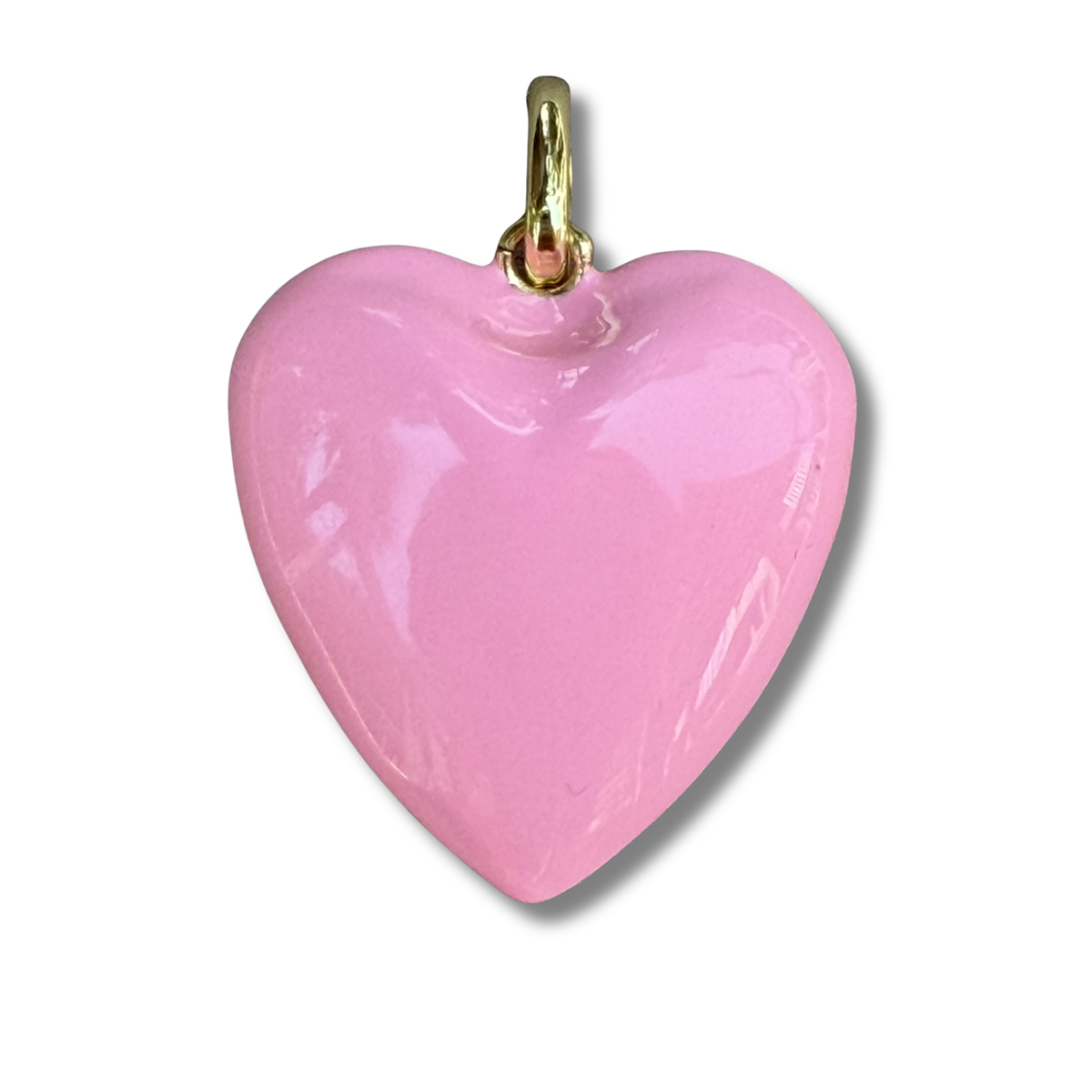 Puffy Heart Pendant Necklace