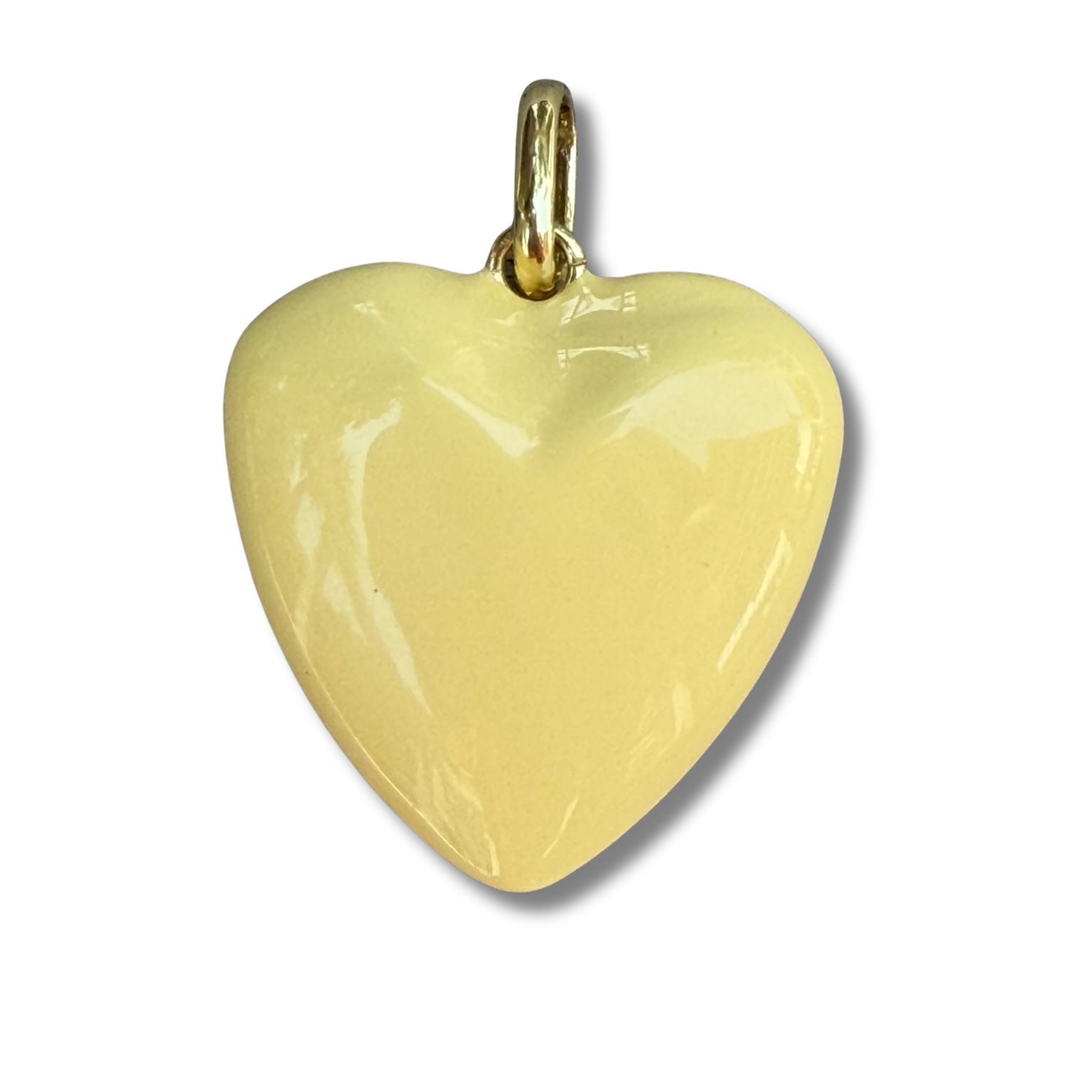 Puffy Heart Pendant Necklace