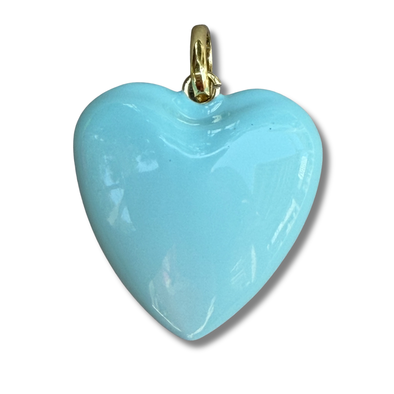 Puffy Heart Pendant Necklace