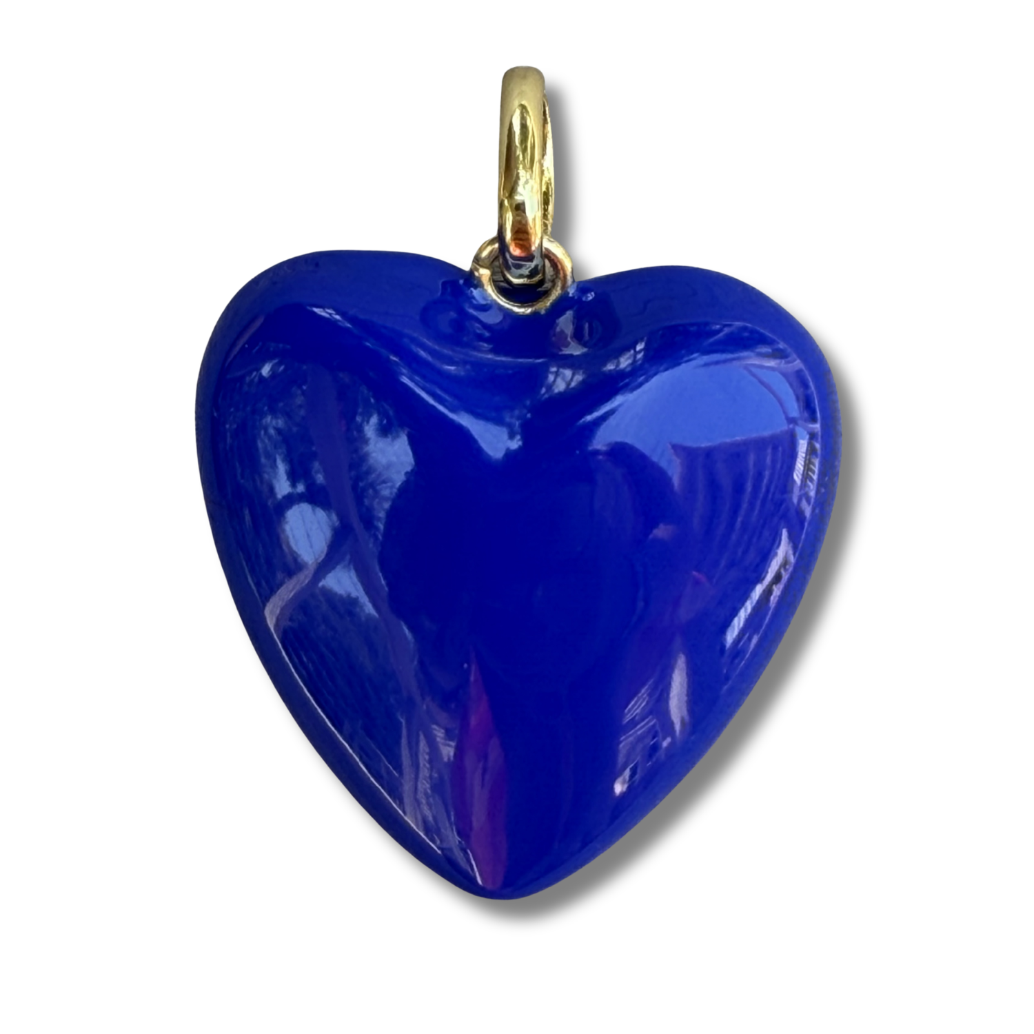 Puffy Heart Pendant Necklace