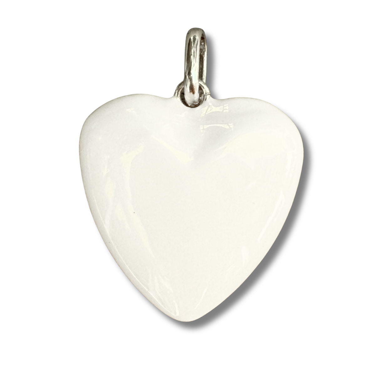 Puffy Heart Pendant Necklace
