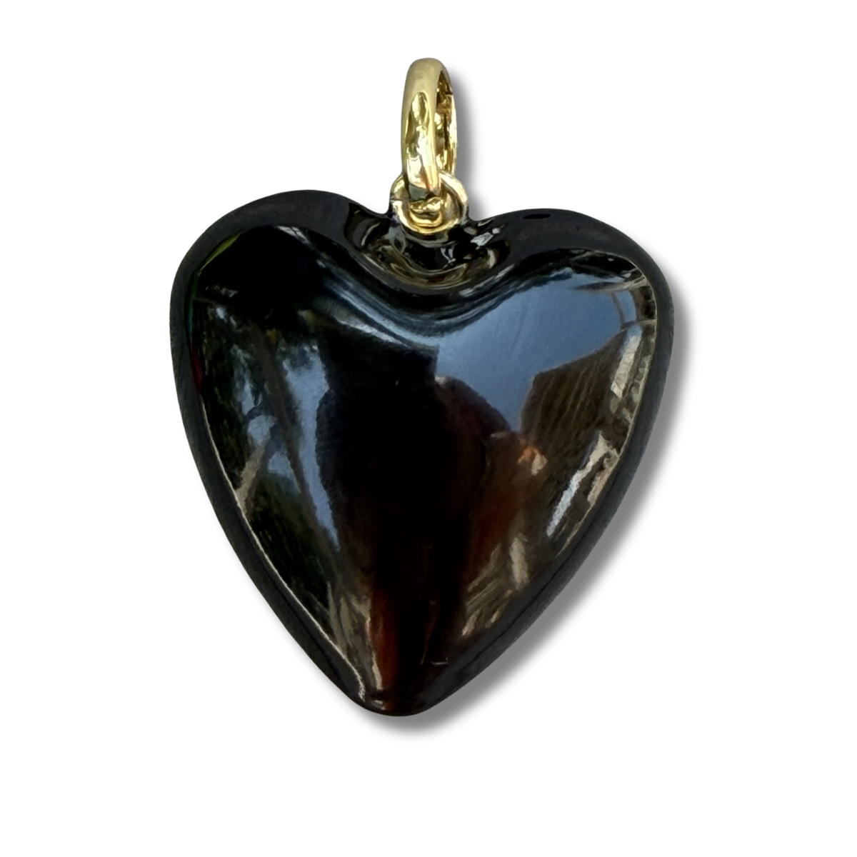Puffy Heart Pendant Necklace