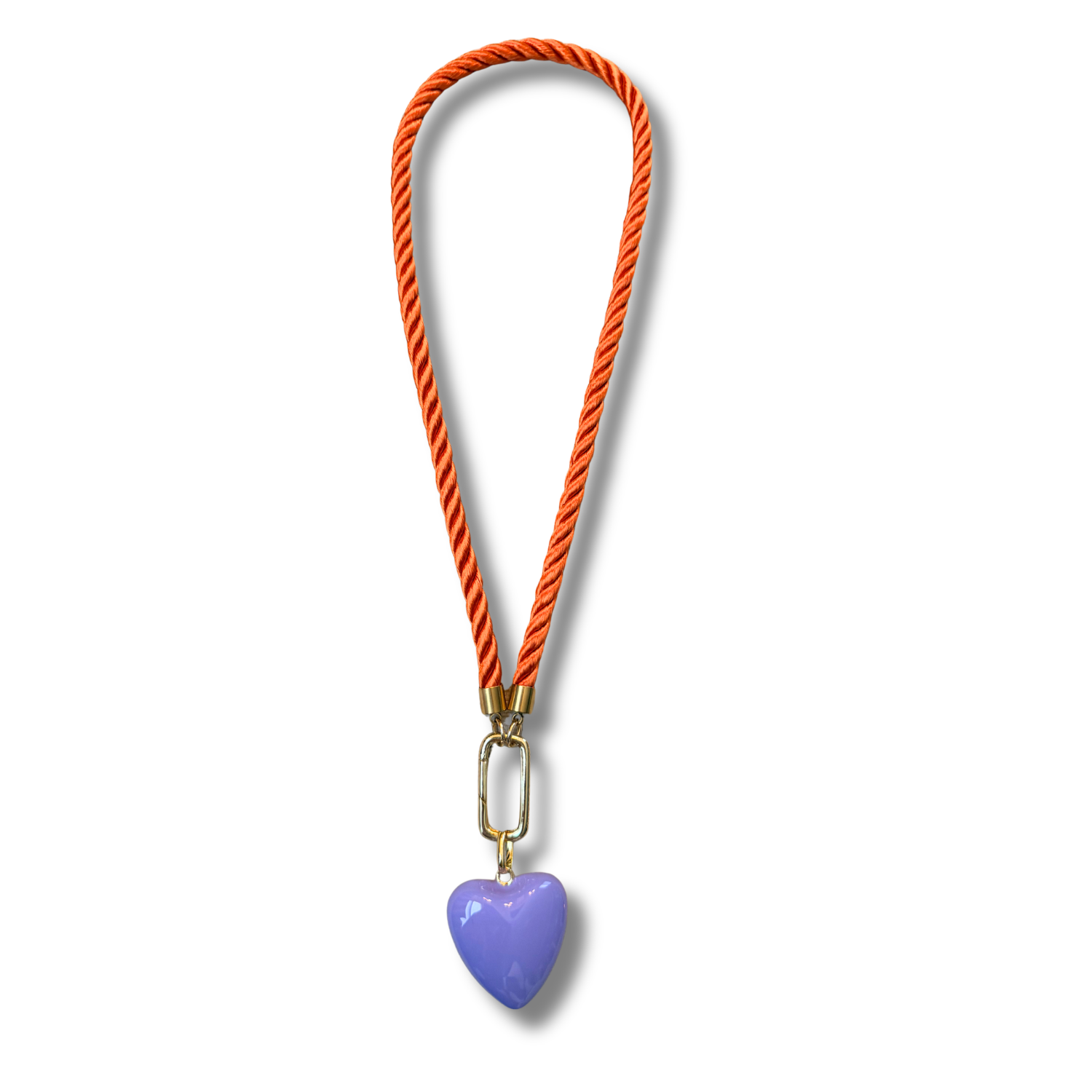Gameday Rope Heart Necklace
