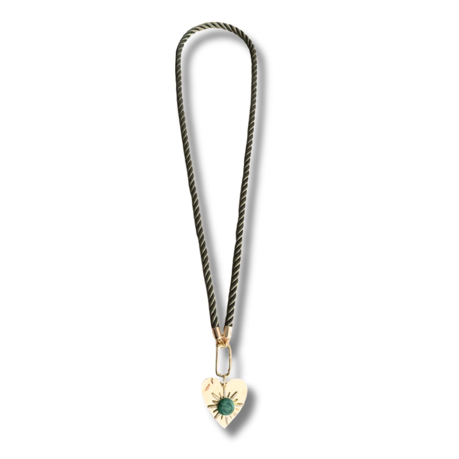 Long Venetian Charm Necklace