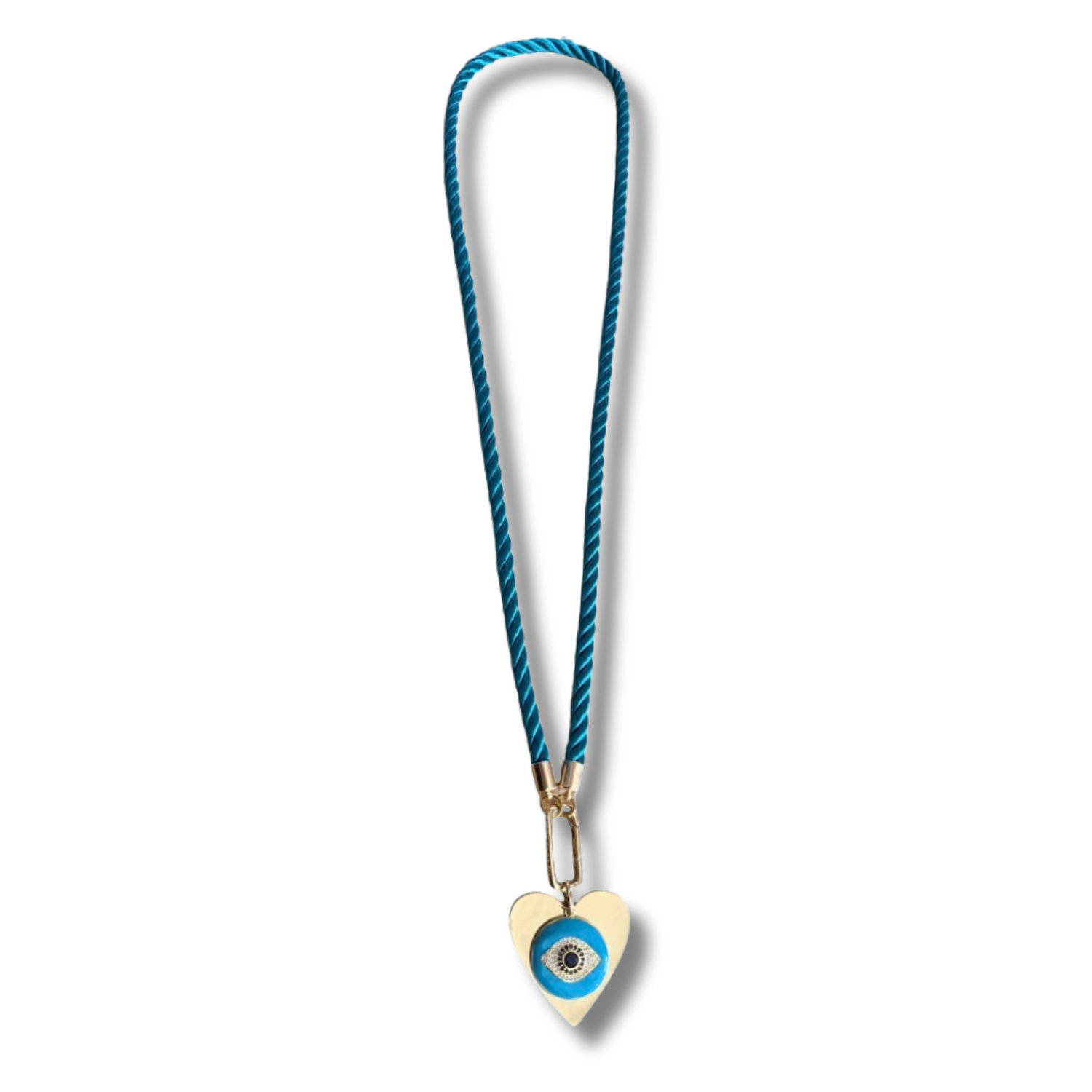 Long Venetian Charm Necklace