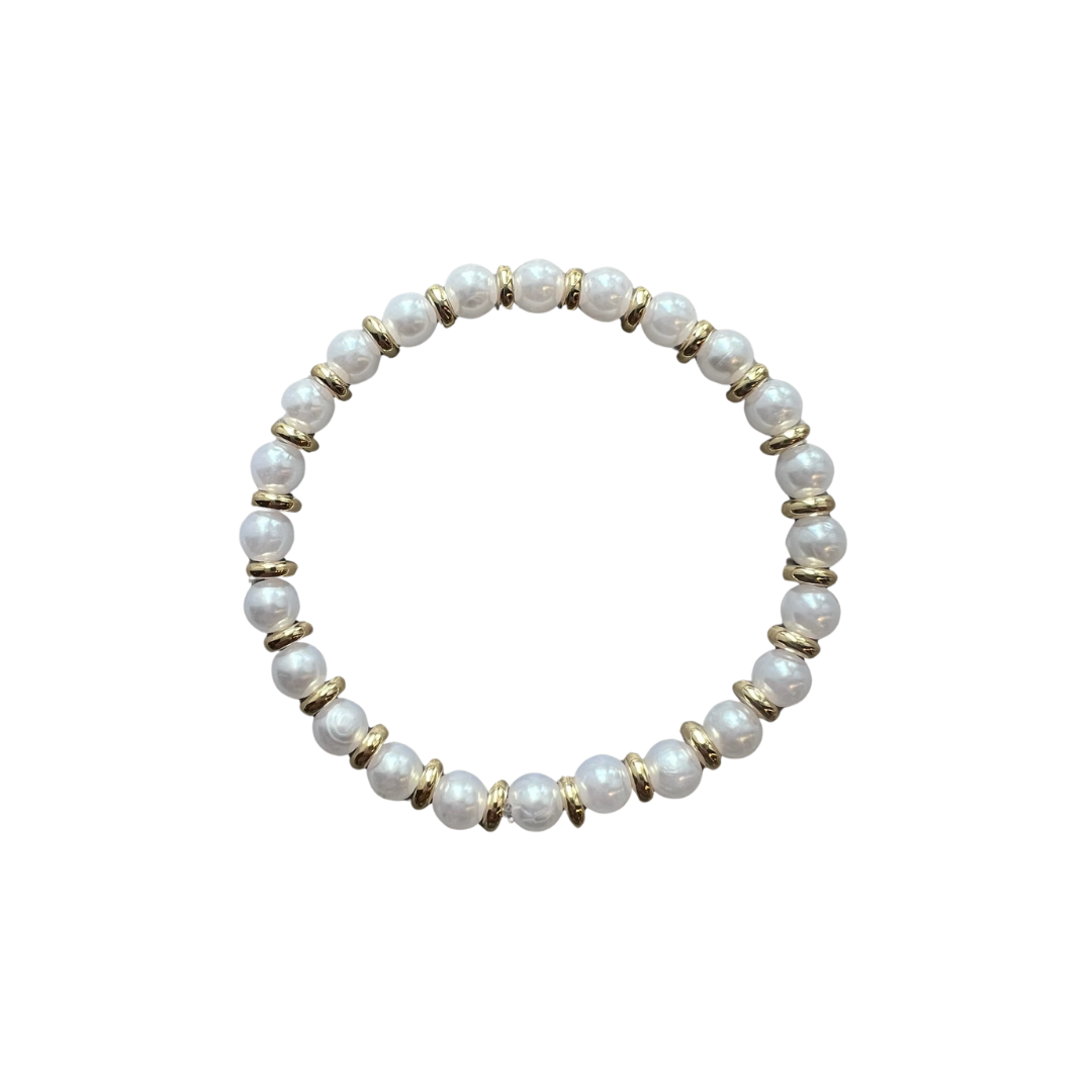 Charity Bracelet Pearl White