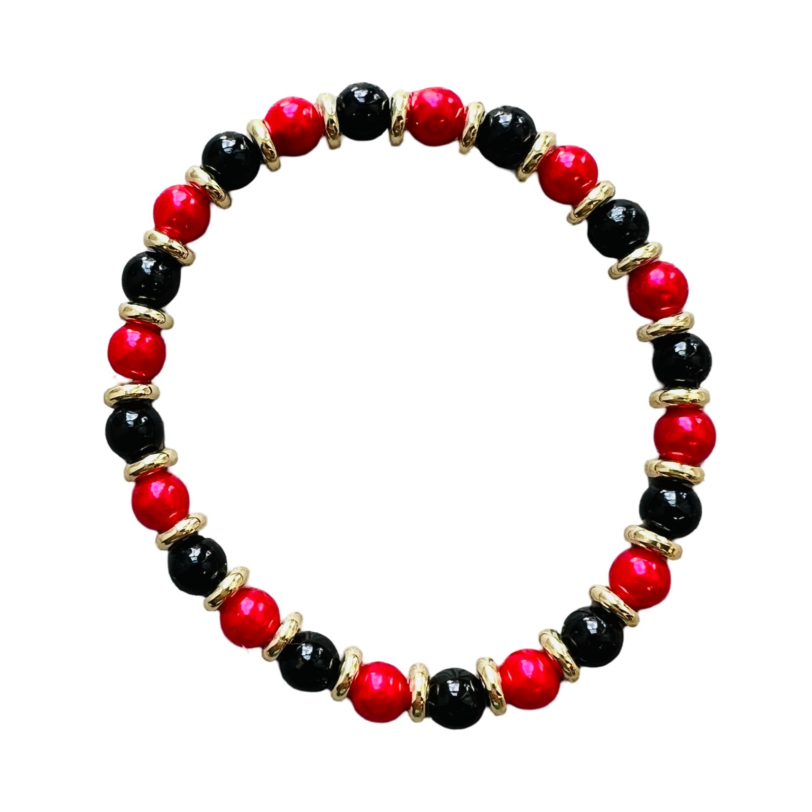 Black and Red Beads