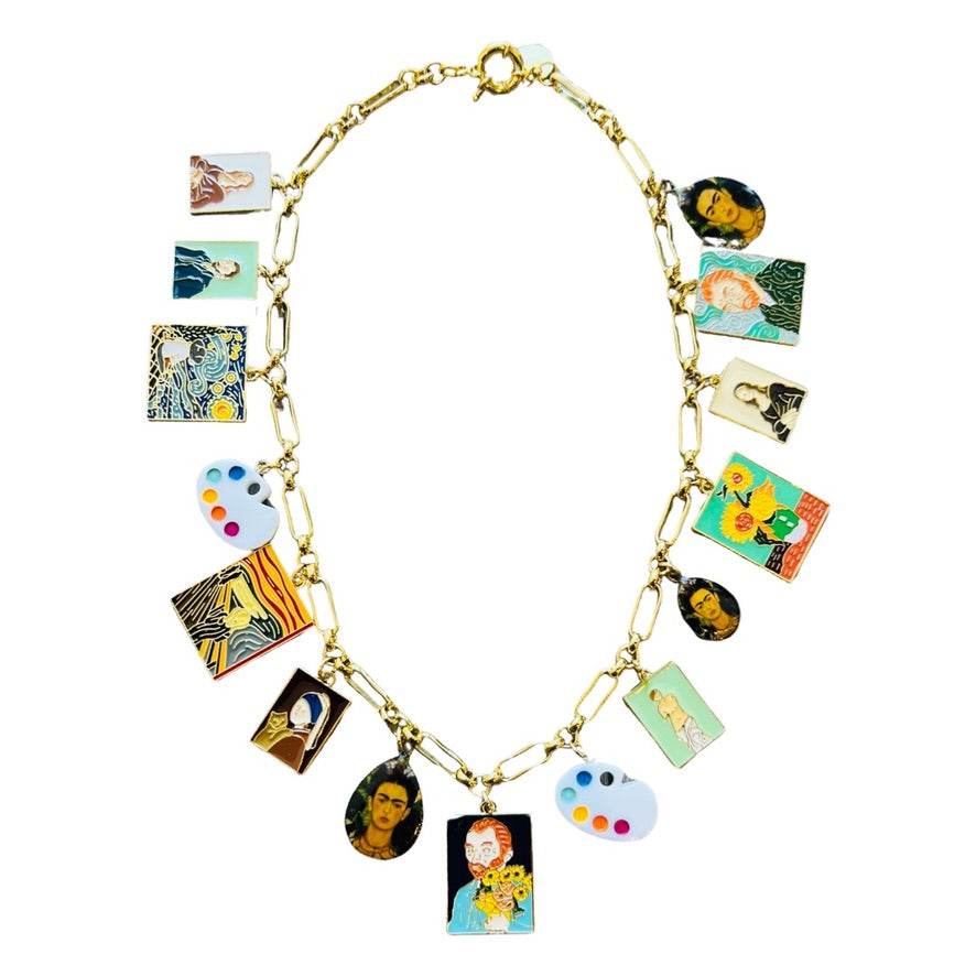 Day at the Museum Charm Necklace