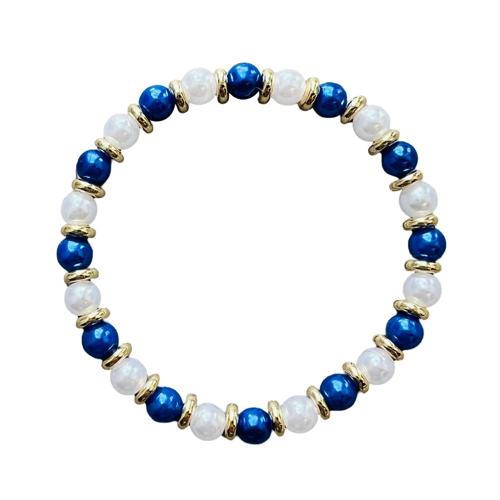 ★87MM★ Mmlg BEAD POCKET HFT BLUE NAVY Navy Blue Beads Round Blue Chrome Navy Beads Crafts Jewelry
