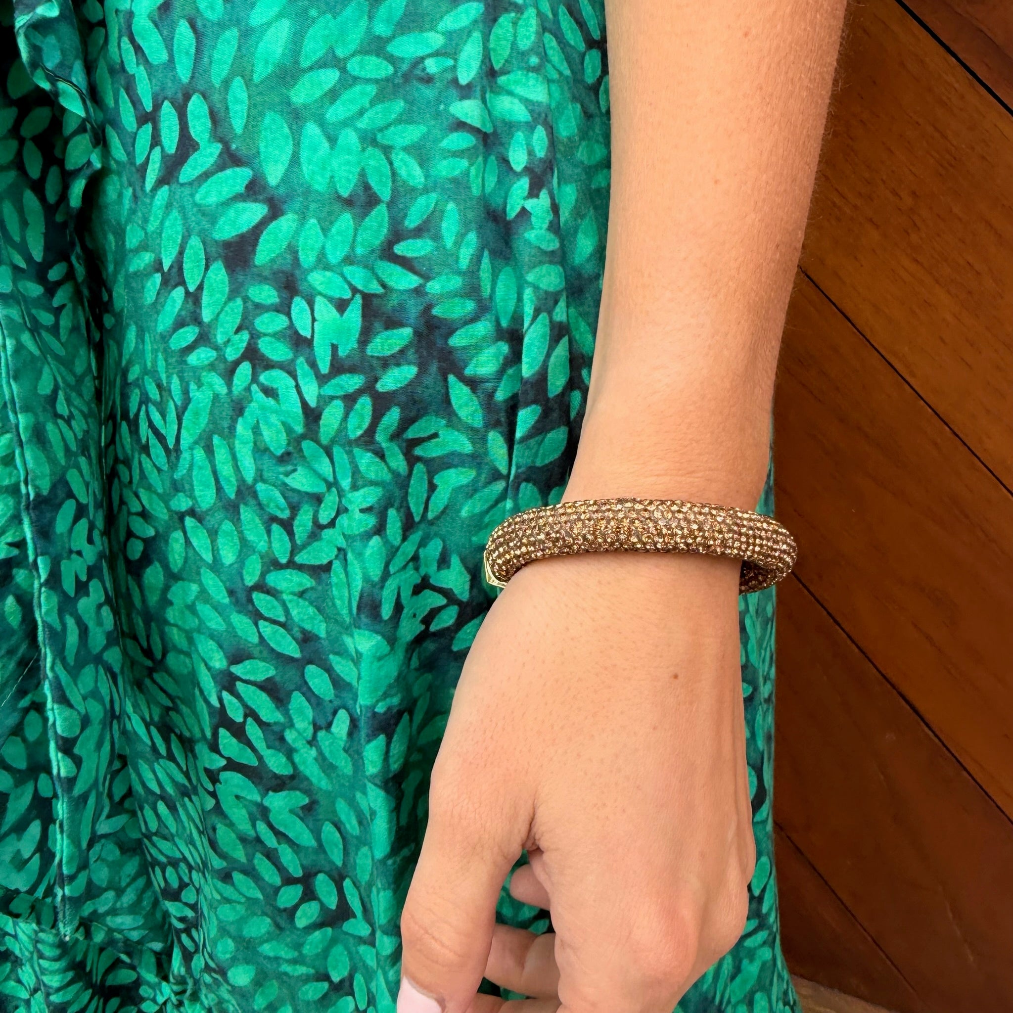 Bronze Sparkle Bracelet - on model