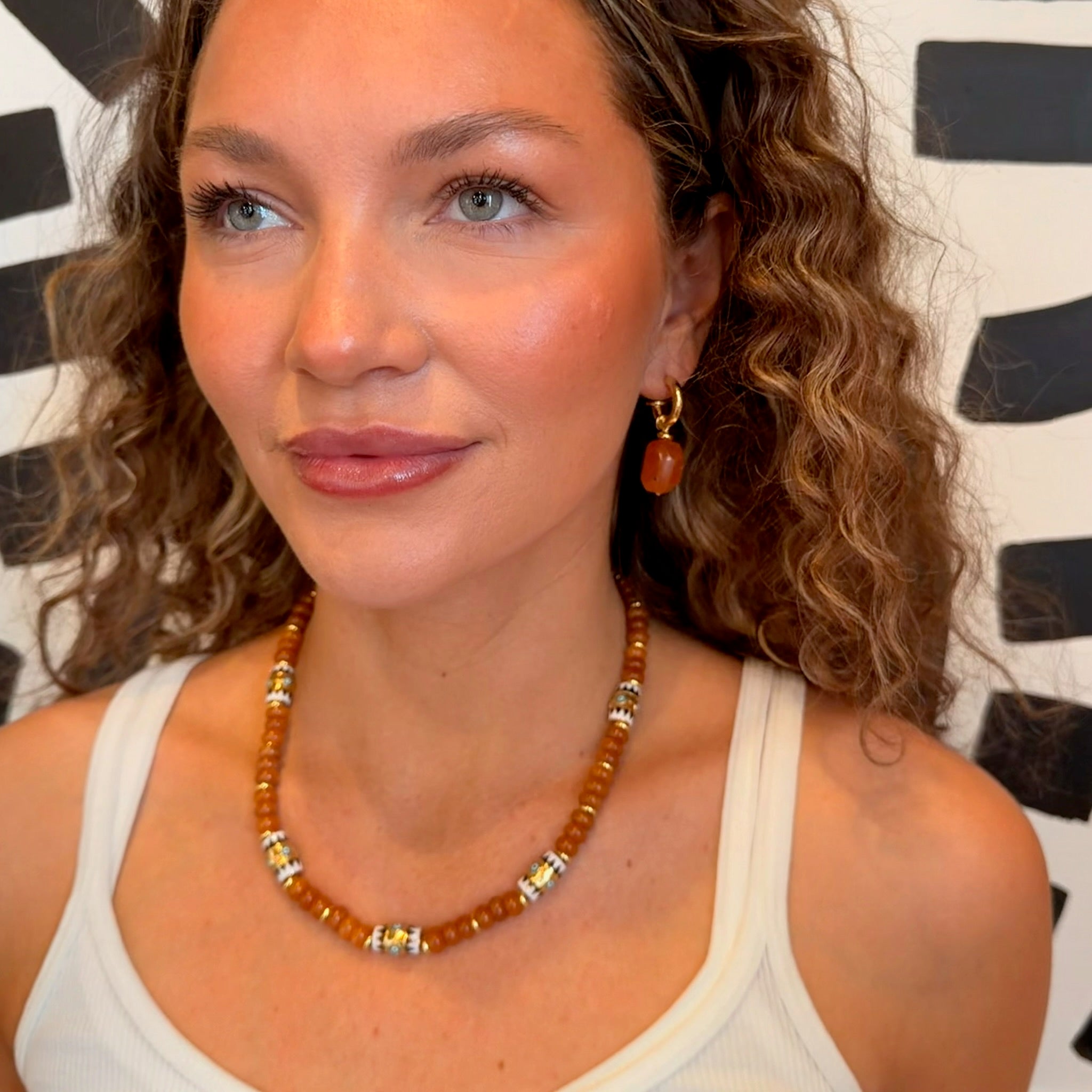 By The Sea Necklace - Terracotta