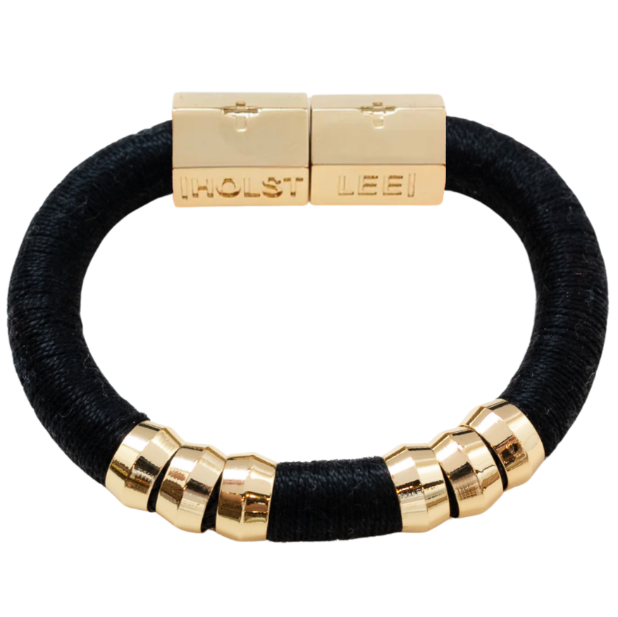 Classic Black Bracelet Signature Magnetic Clasp