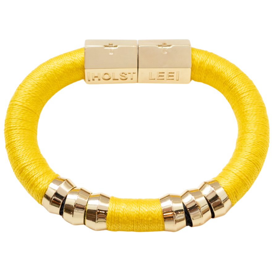 Classic Yellow Bracelet Signature Magnetic Clasp