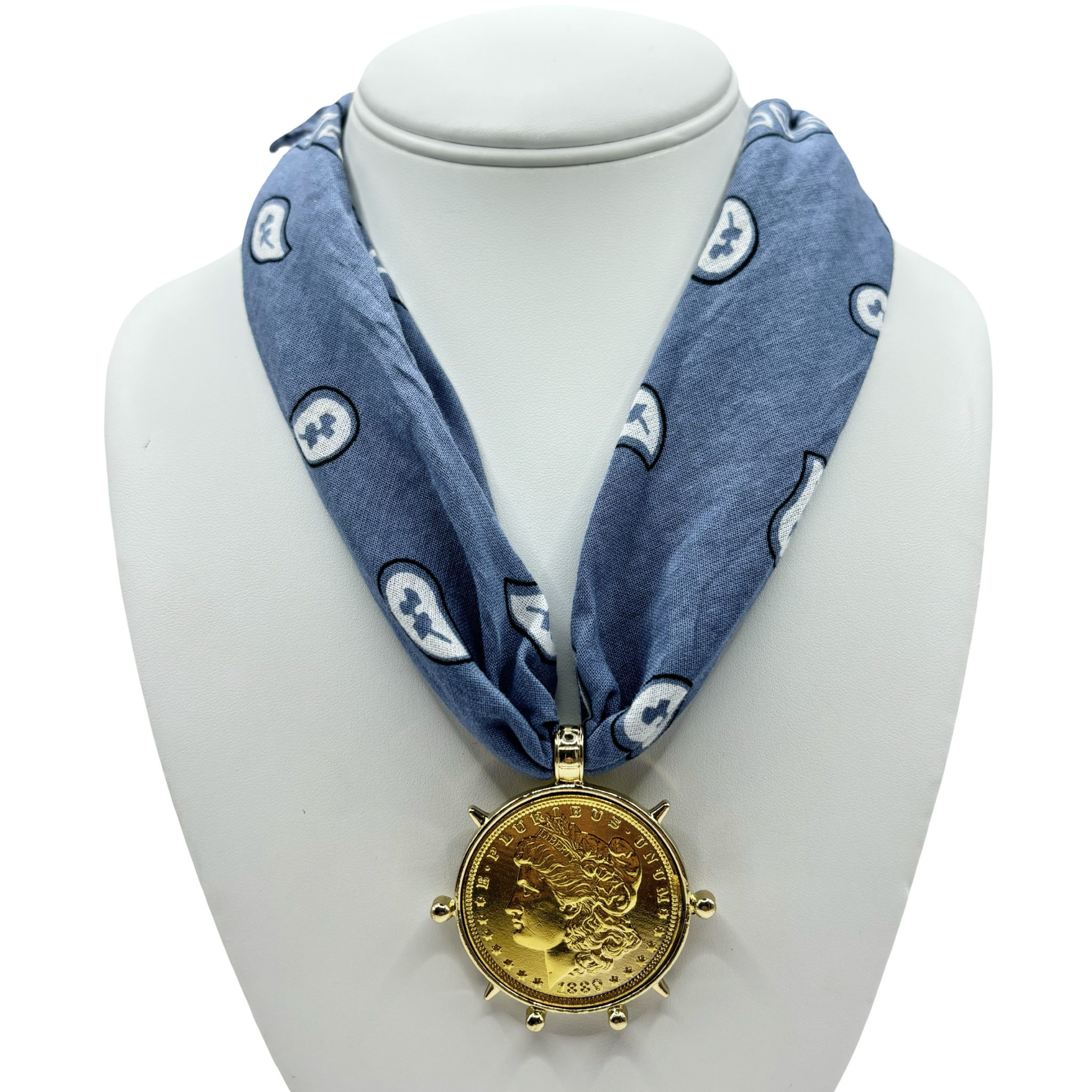 Bandana Coin Necklace