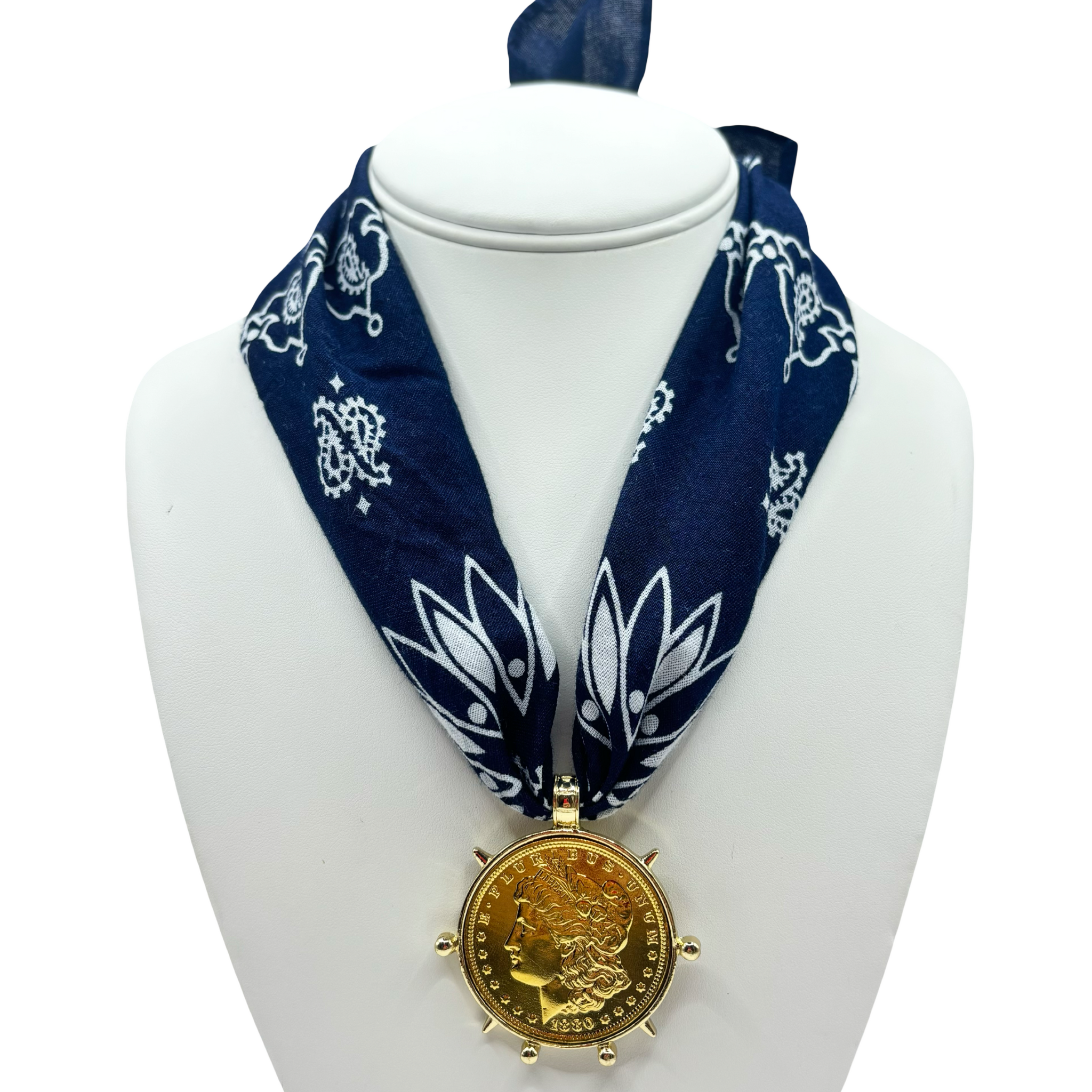Bandana Coin Necklace