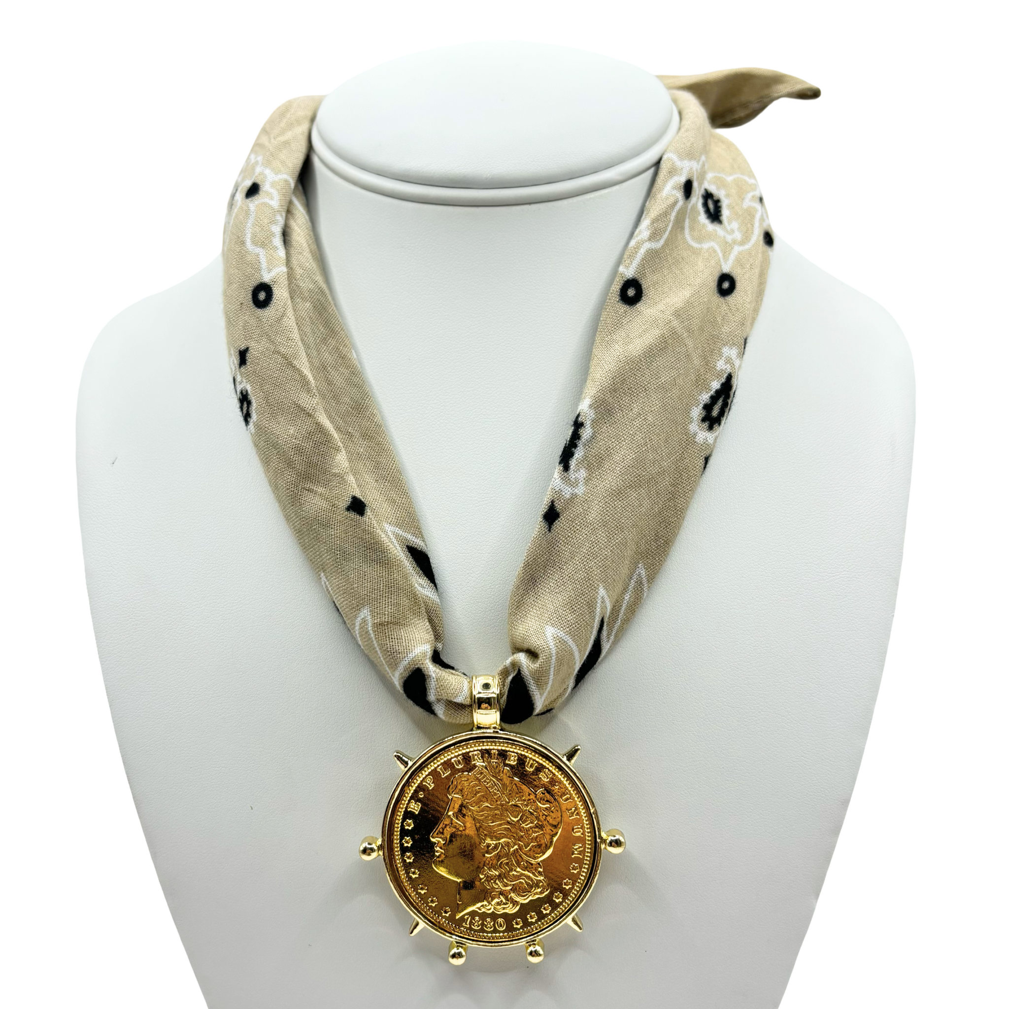 Bandana Coin Necklace