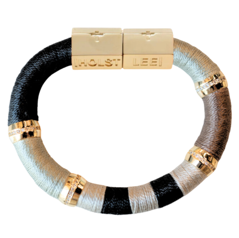 Colorblock Dark and Stormy Bracelet Signature Magnetic Clasp
