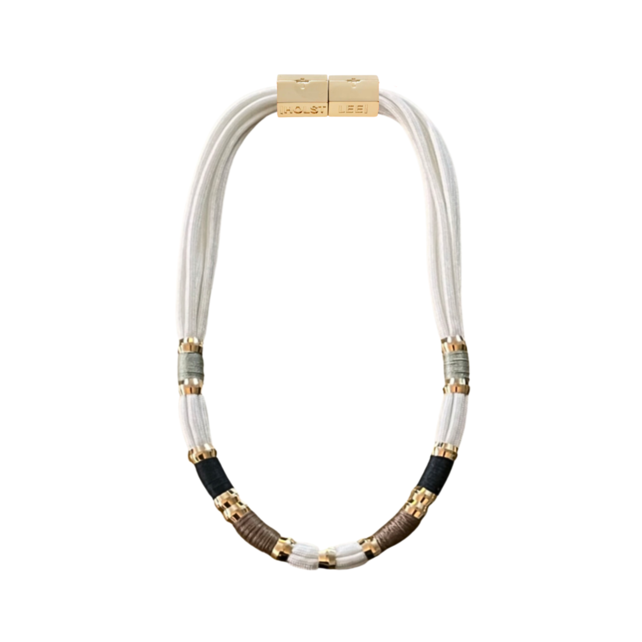 Colorblock Dark and Stormy Necklace Signature Magnetic Clasp