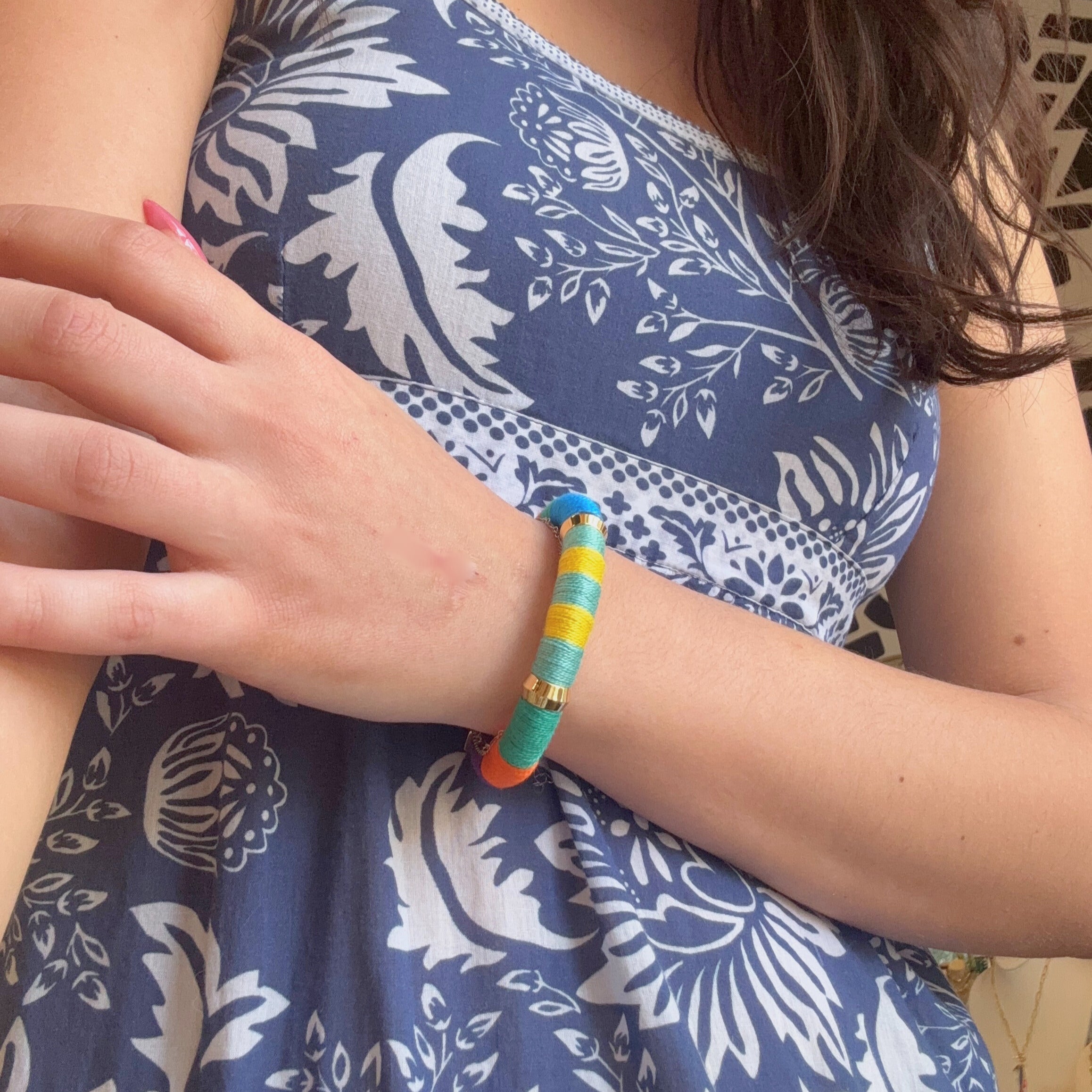 Colorblock Endless Summer Bracelet Signature Magnetic Clasp