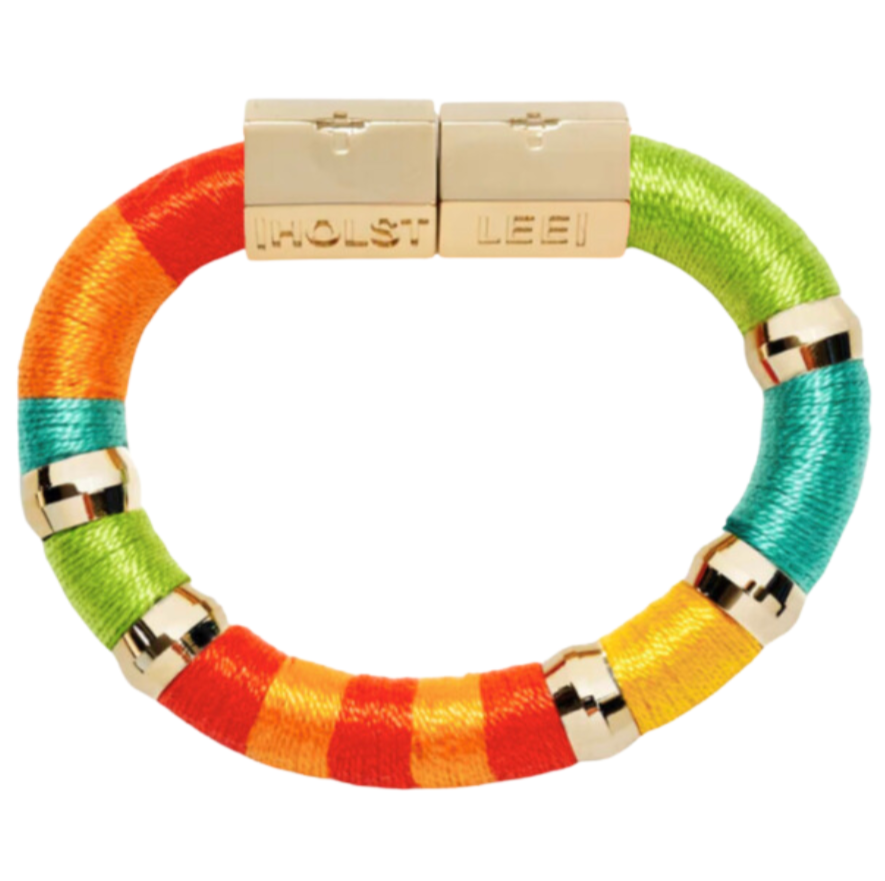 Colorblock Exotic Fruit Bracelet Signature Magnetic Clasp