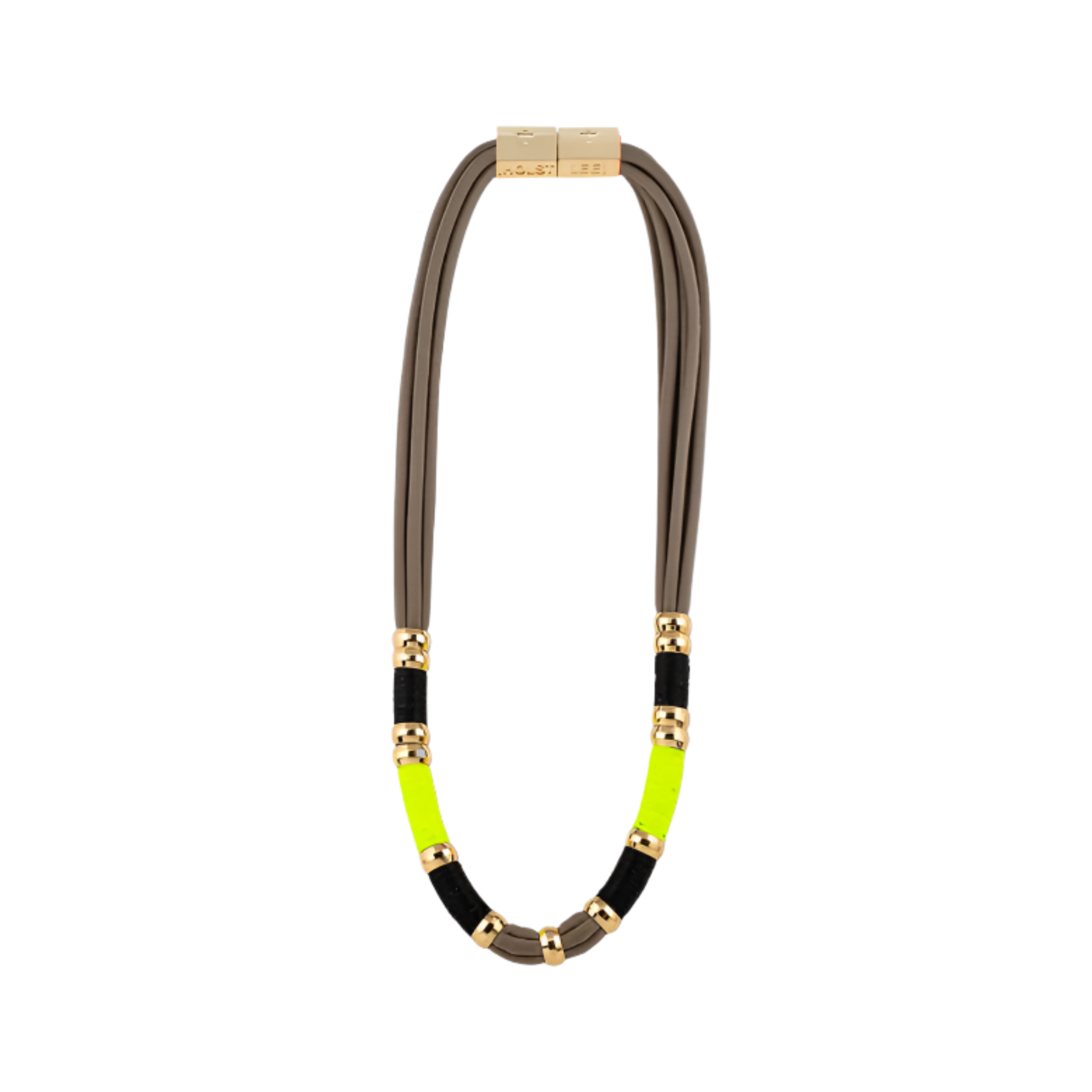 Colorblock Necklace Neon Vibes Signature Magnetic Clasp