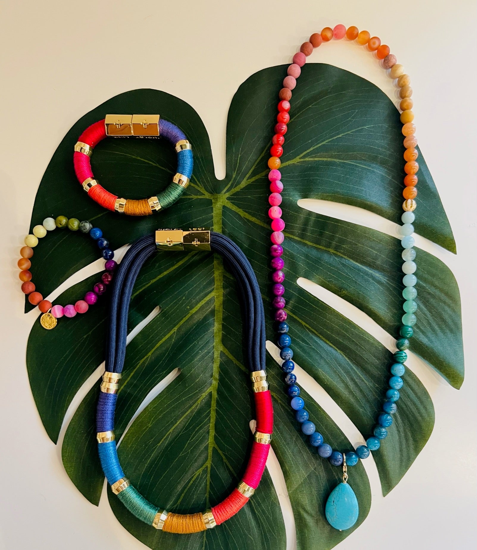 Colorblock Painters Palette Bracelet Signature Magnetic Clasp