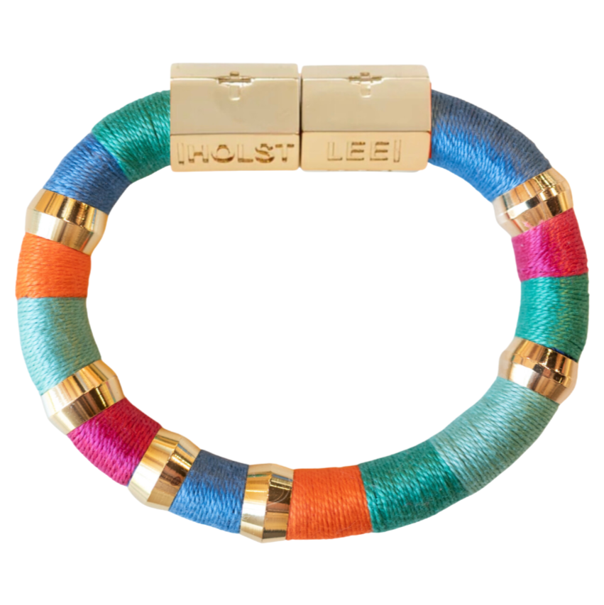 Colorblock Secret Garden Bracelet Signature Magnetic Clasp 