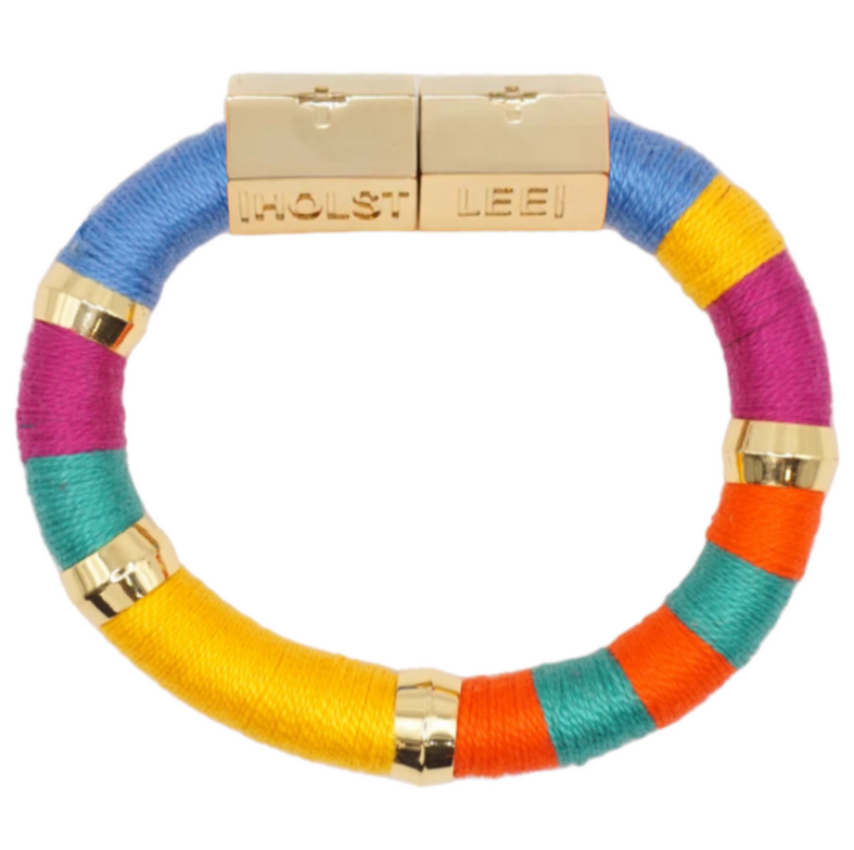 Colorblock Summer Vacation Bracelet Signature Clasp