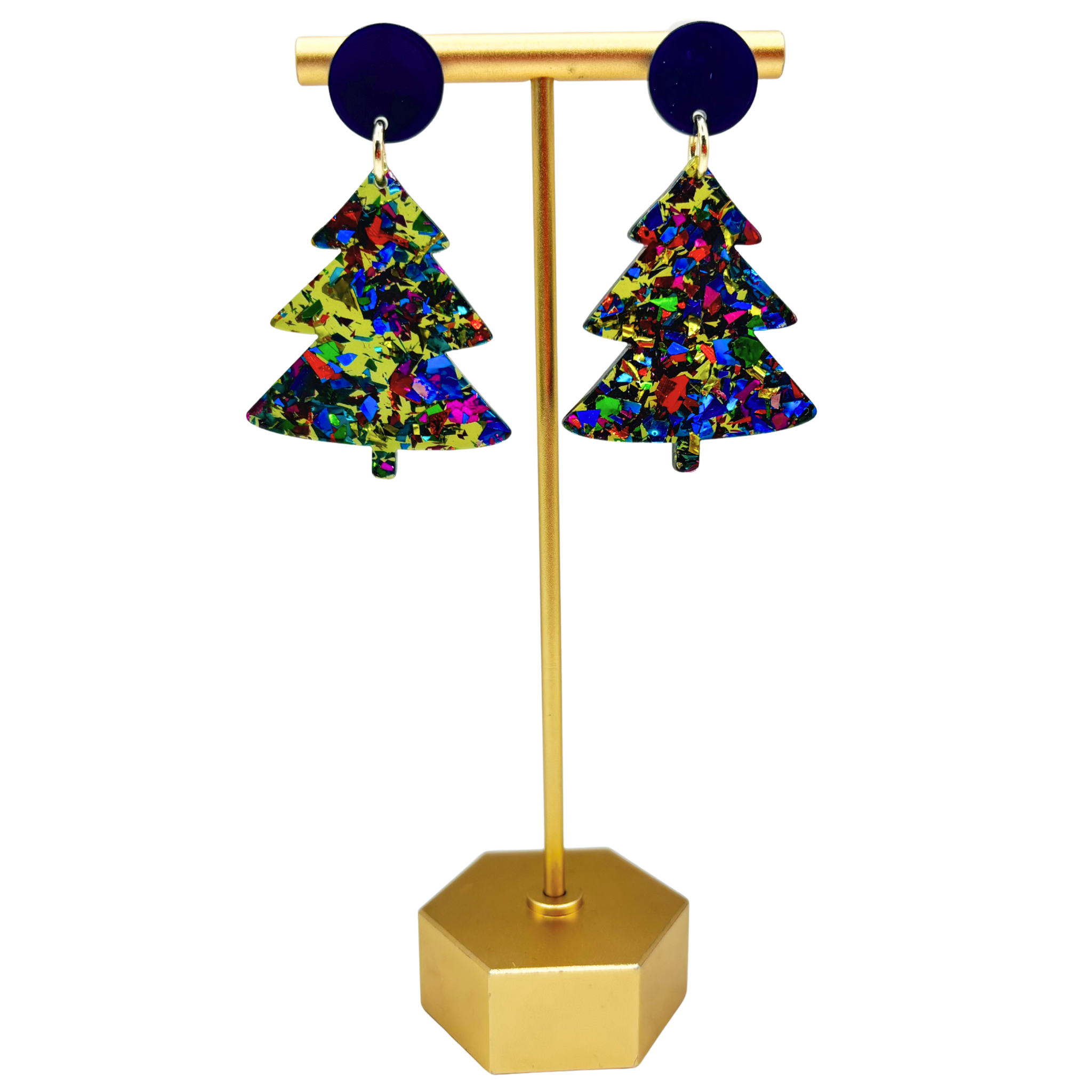 Confetti Tree Earrings - multi 