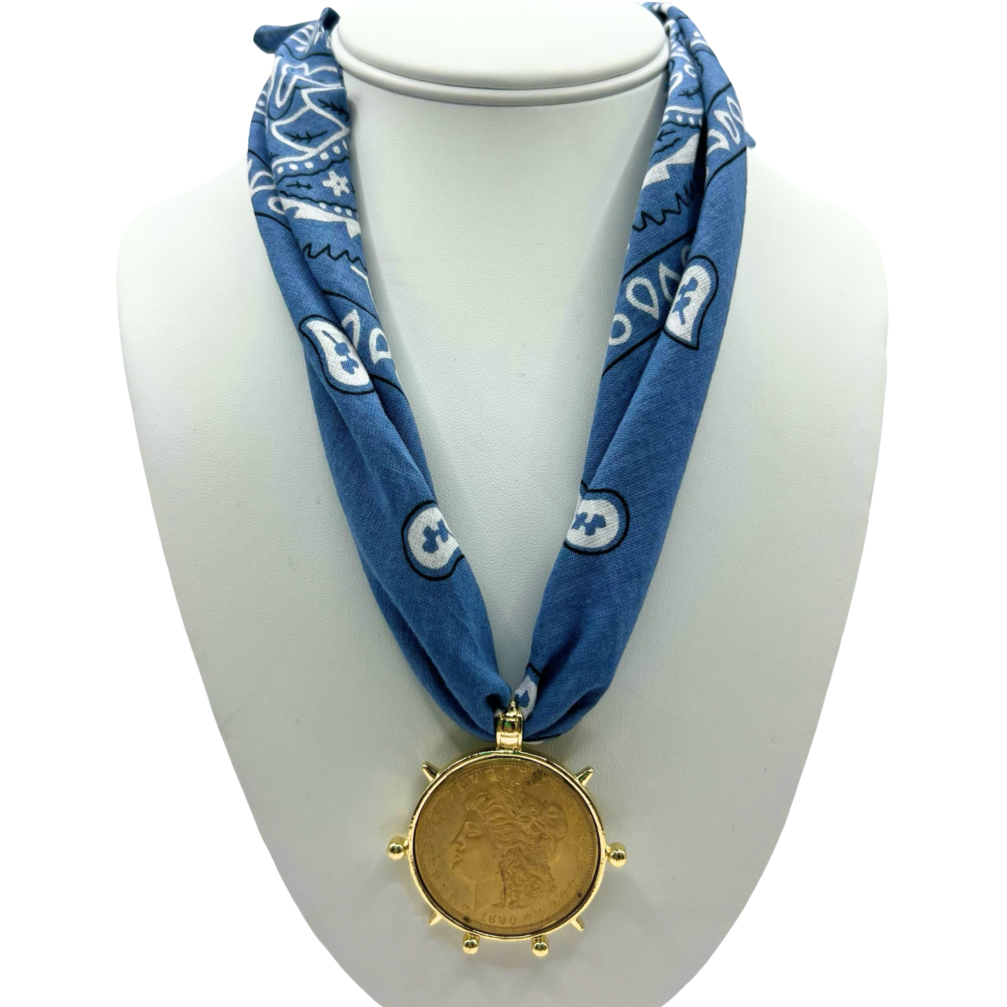 Bandana Coin Necklace