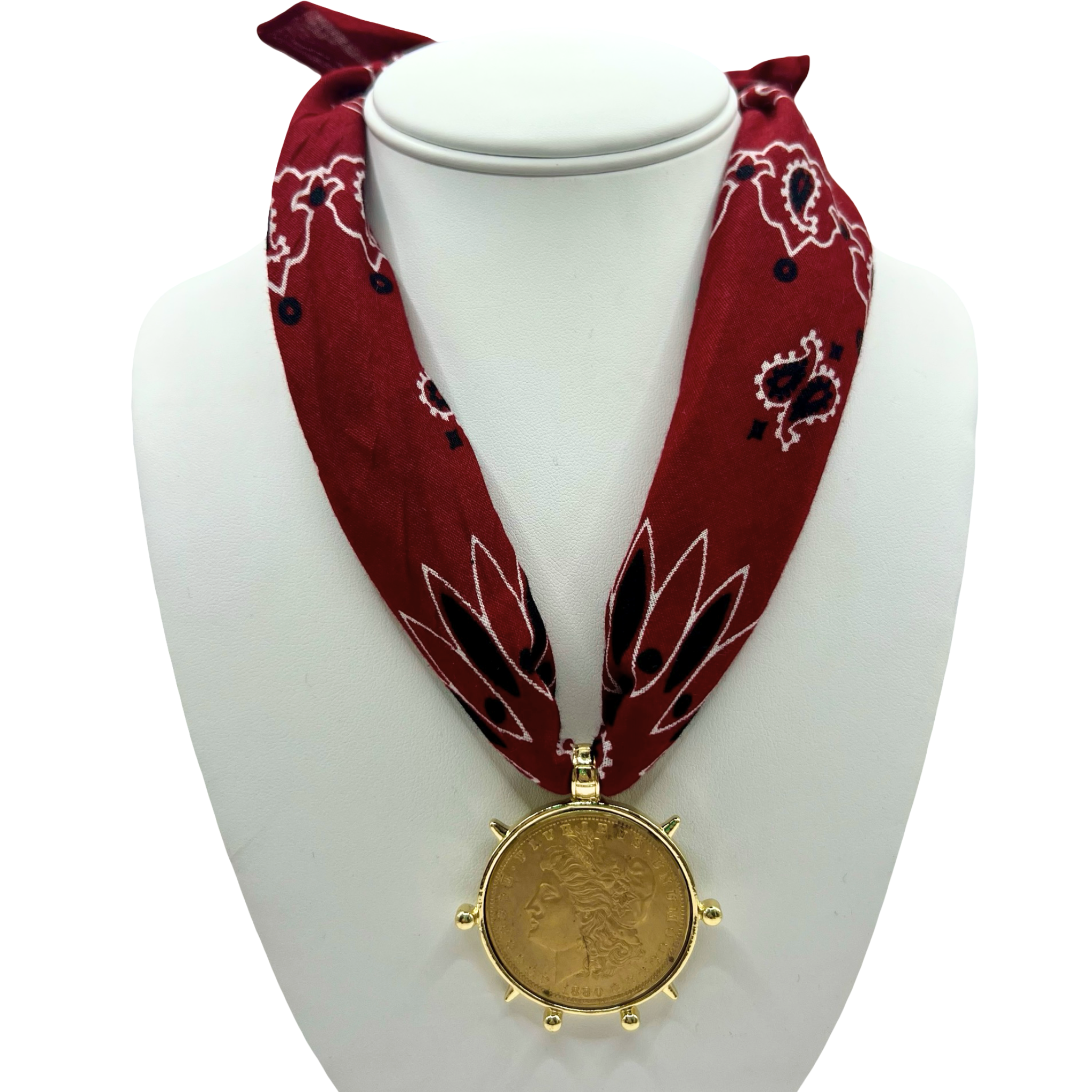 Bandana Coin Necklace