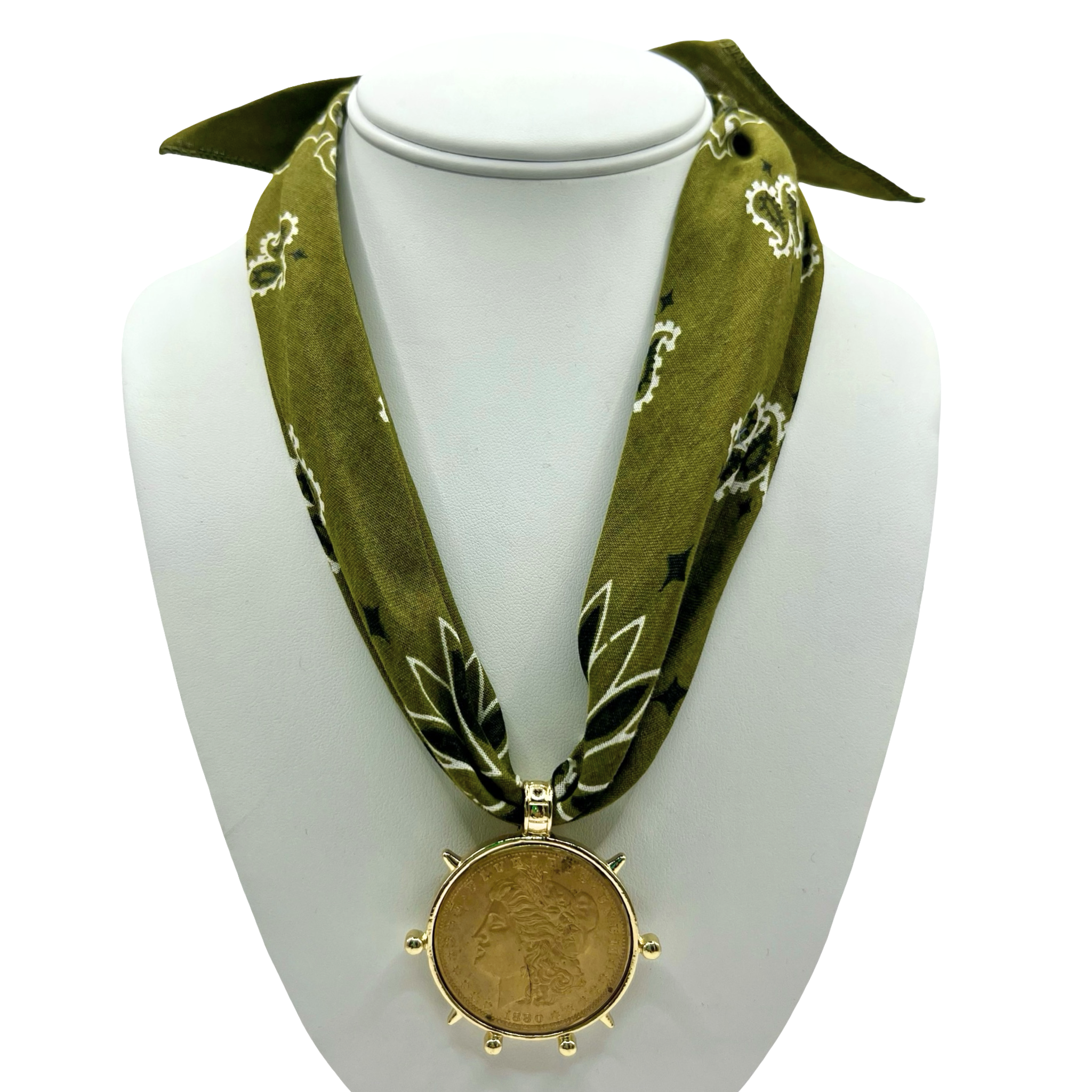 Bandana Coin Necklace