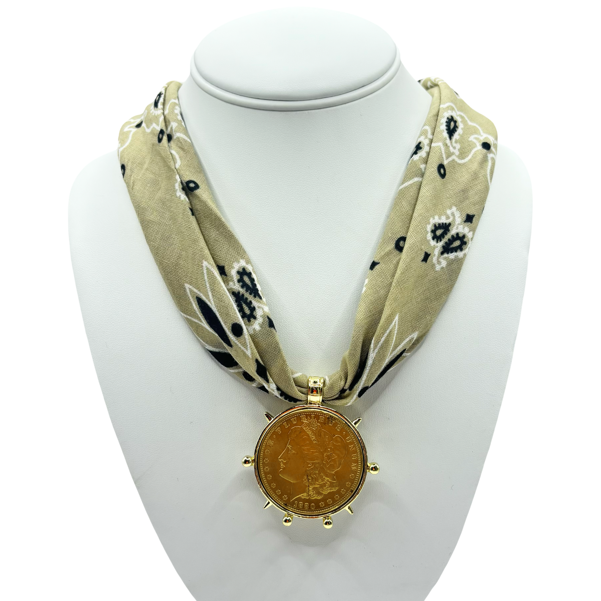 Bandana Coin Necklace