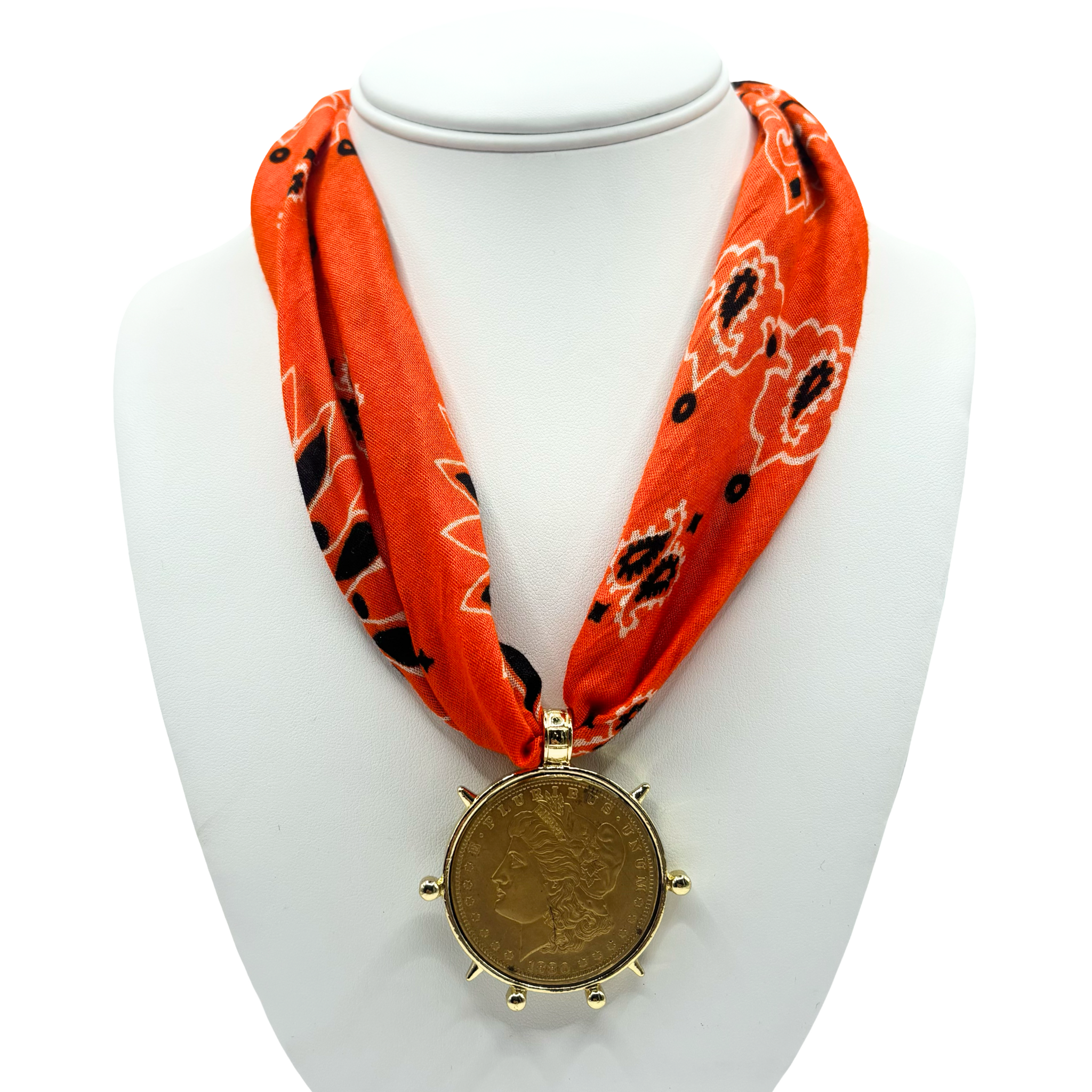 Bandana Coin Necklace