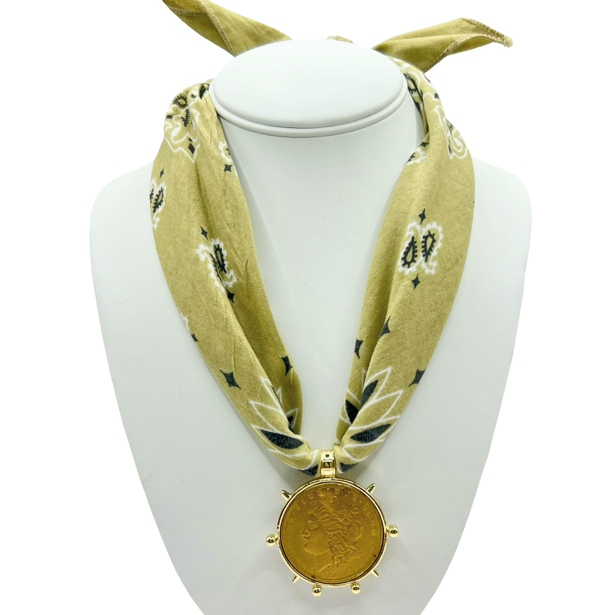 Bandana Coin Necklace