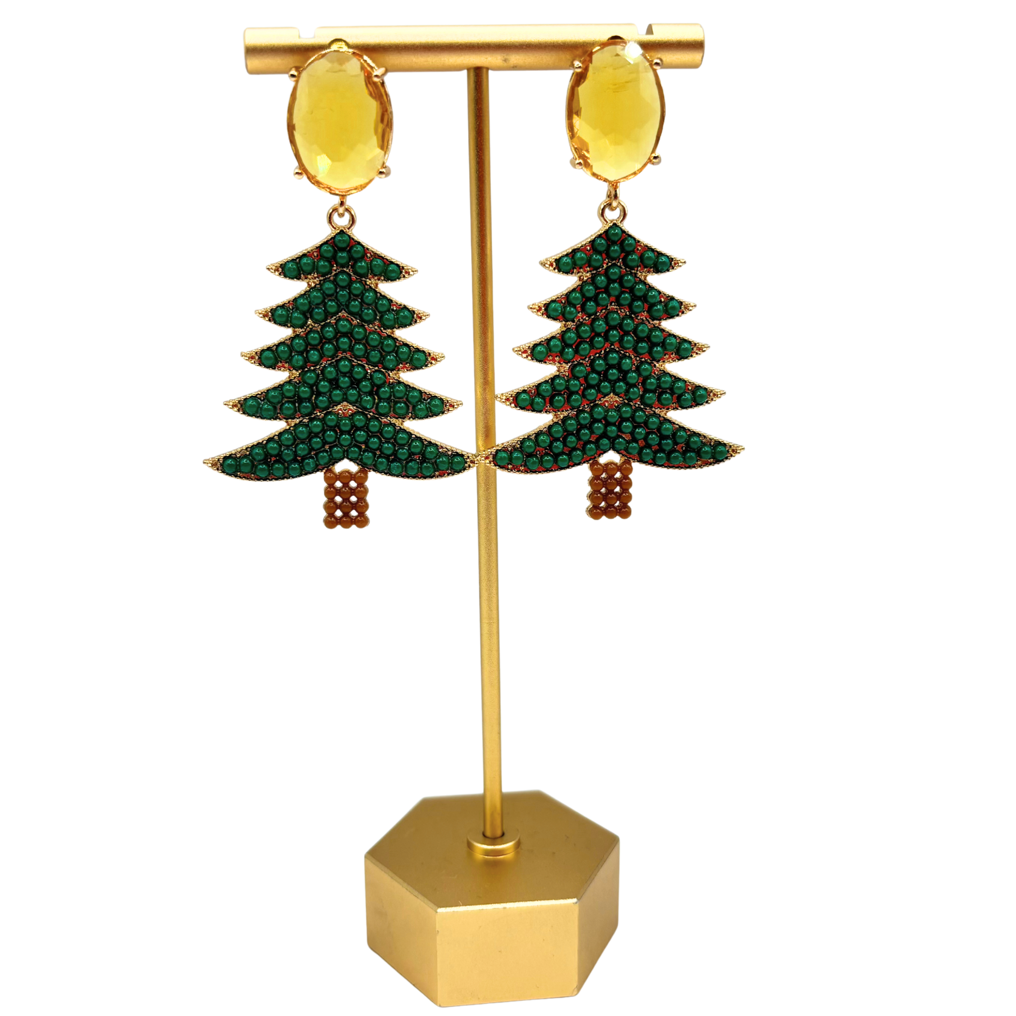 Green Pine Earring