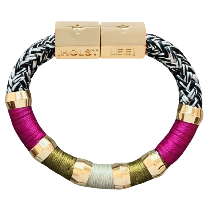 Frida Colorblock Bracelet - Signature Magnetic Clasp