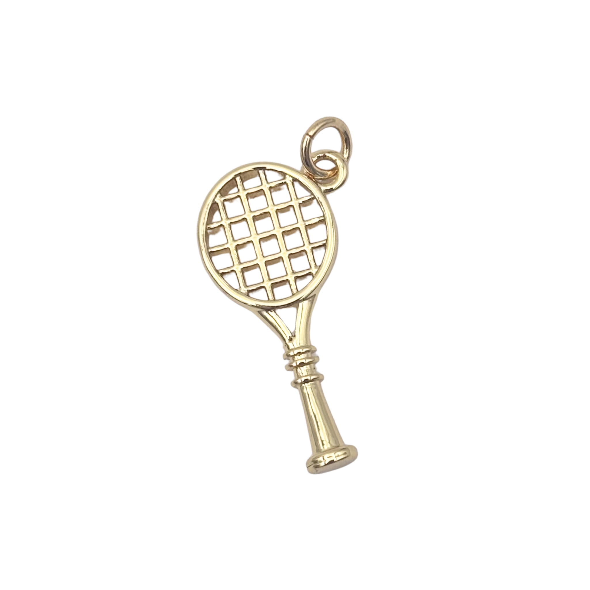 Gold tennis racket by HOLST+LEE