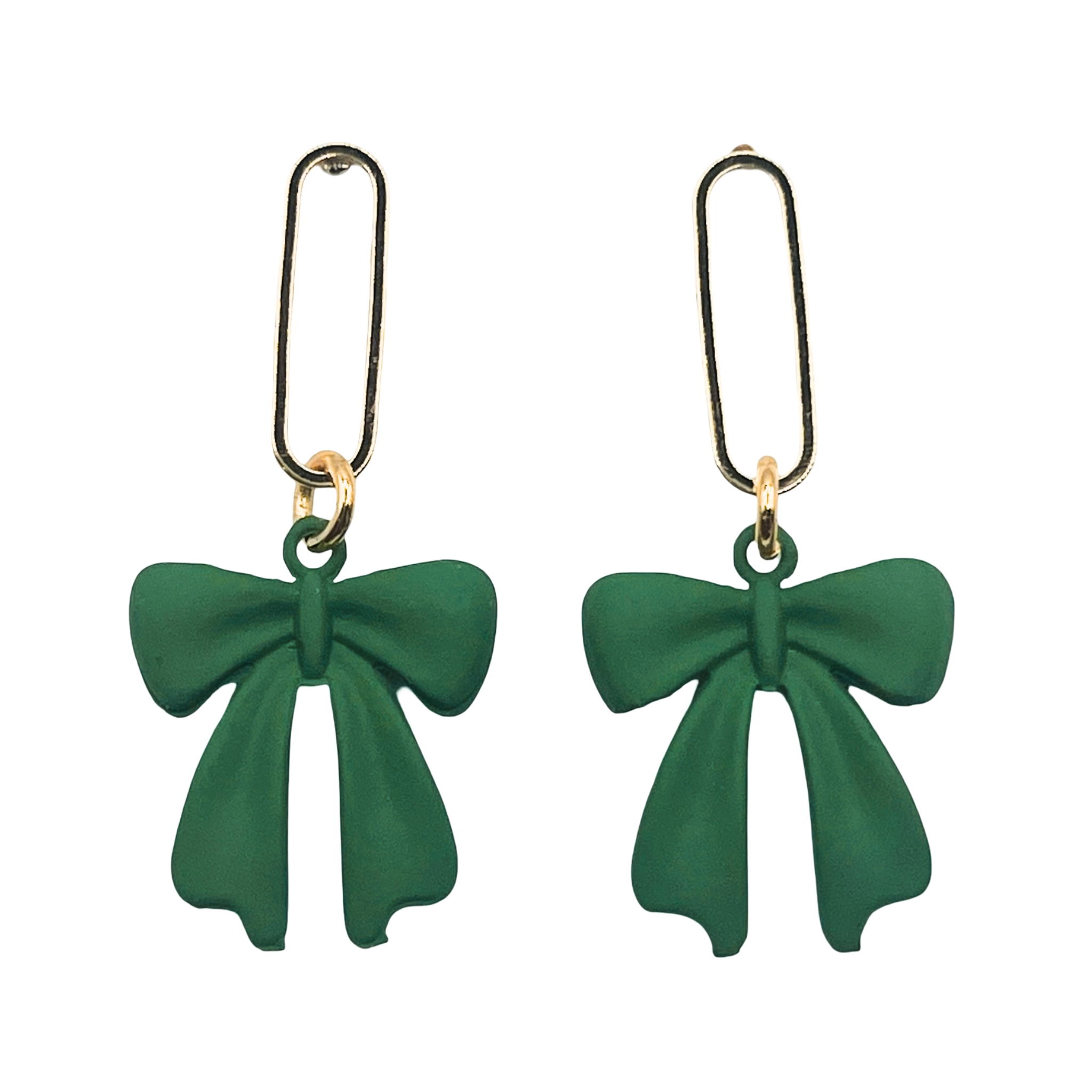 Christmas Ribbon Earrings