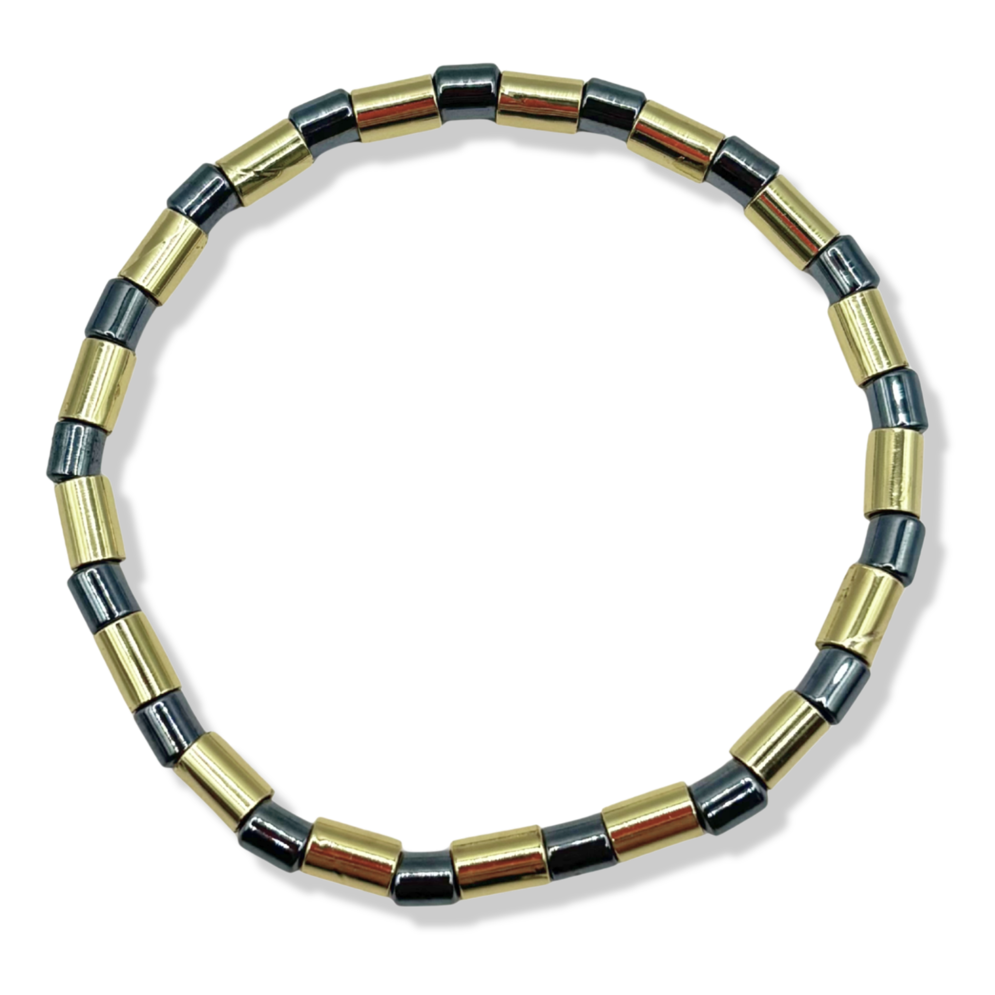 GunmetalHematite-VacayBracelet