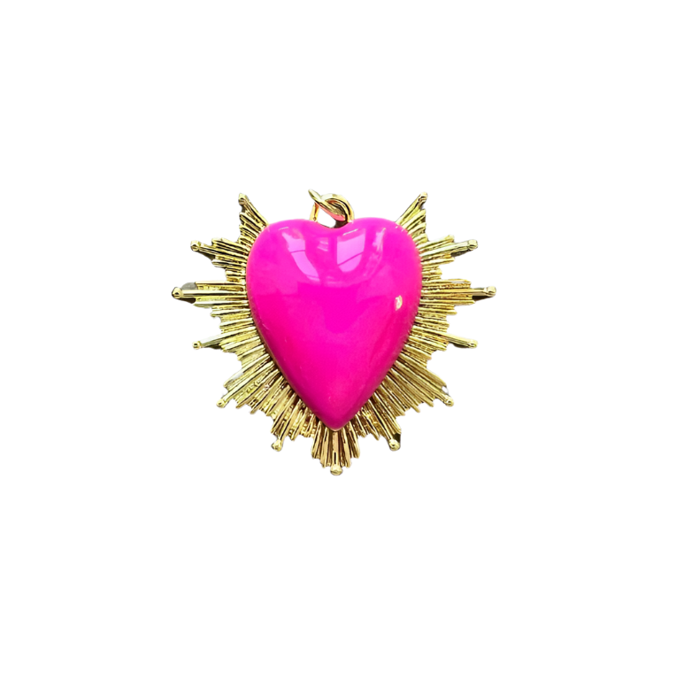 Hot Pink Sacred Heart 